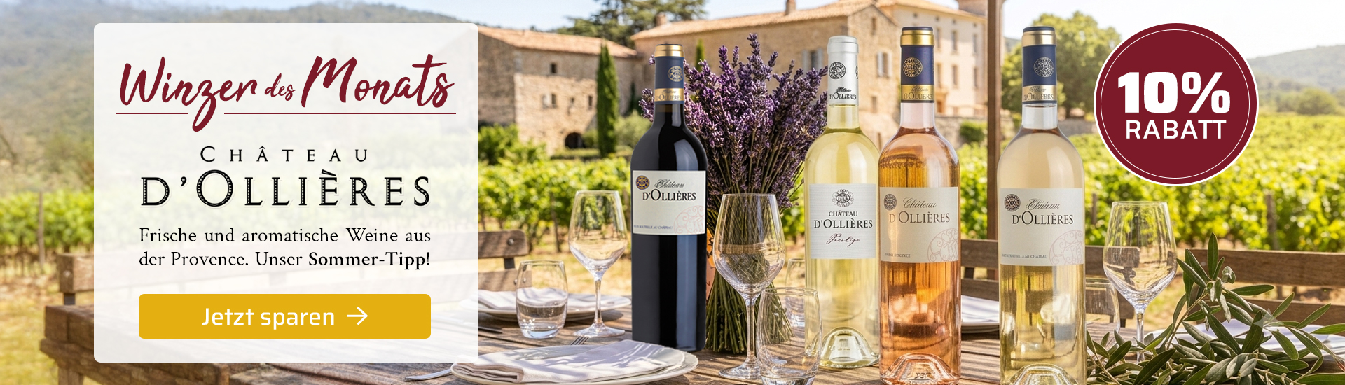 Château d'Ollières - Winzer des Monats