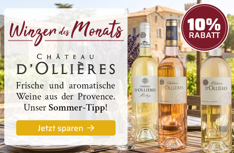 Château d'Ollières - Winzer des Monats