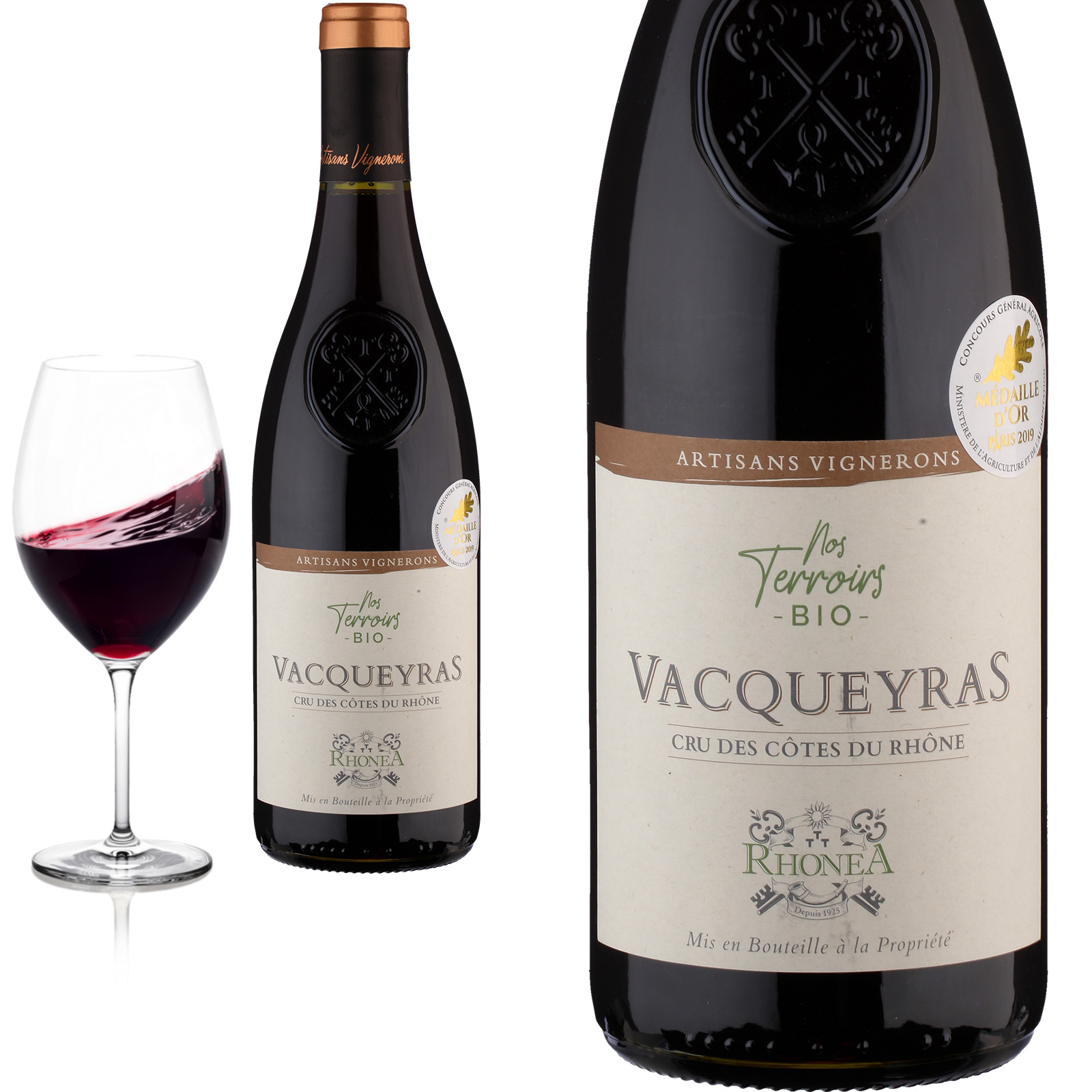 2021 Bio Vacqueyras Nos Terroirs von Rhonéa - Rotwein