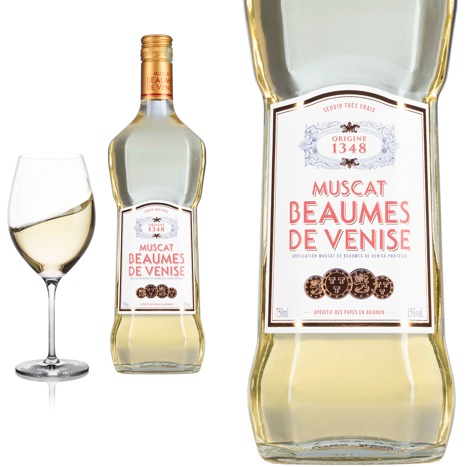 Muscat de Beaumes de Venise 1348 blanc lieblich von Vignerons de Balma Venitia - Dessertwein