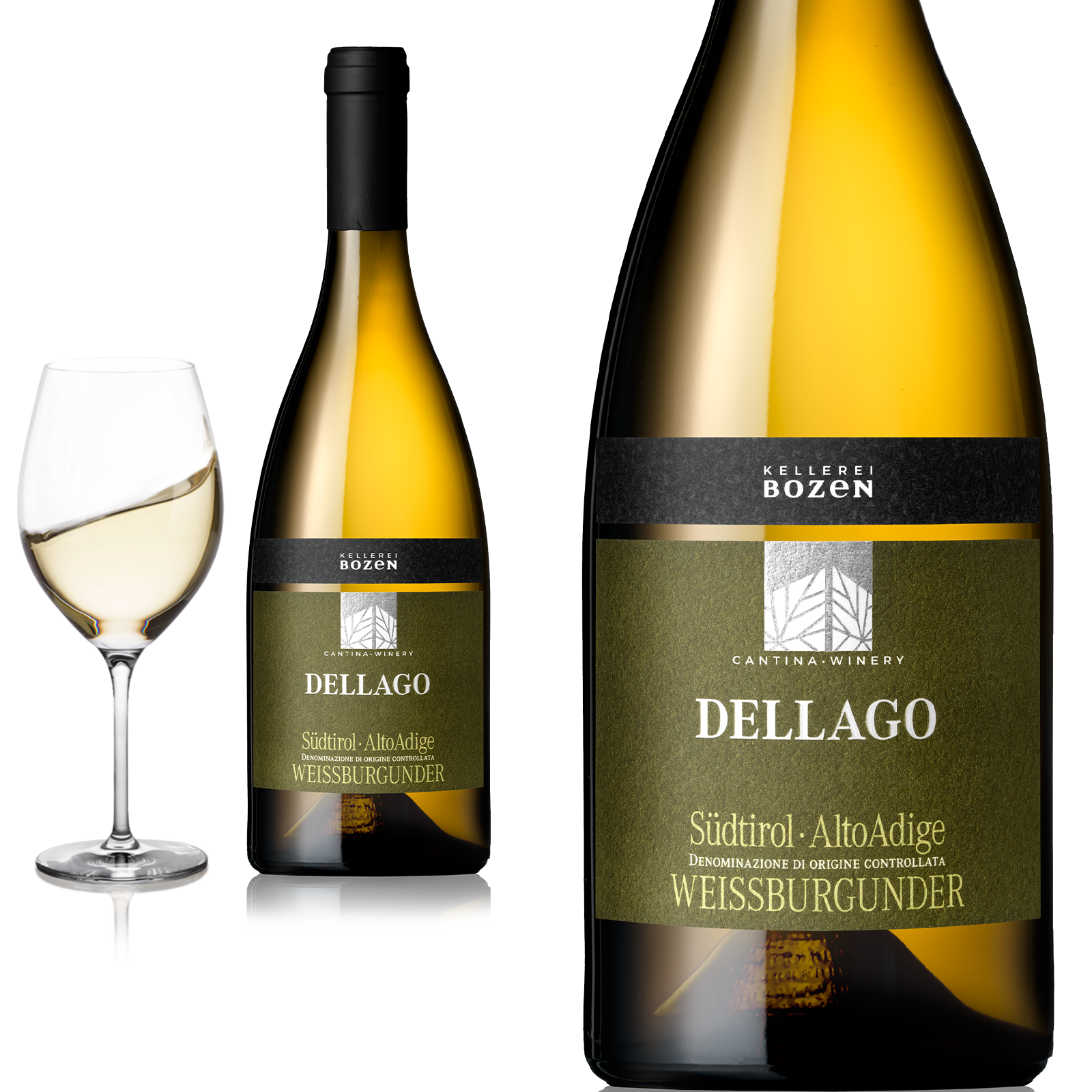 2023 Dellago Weißburgunder DOC Südtirol von Kellerei Bozen/Gries - Weißwein