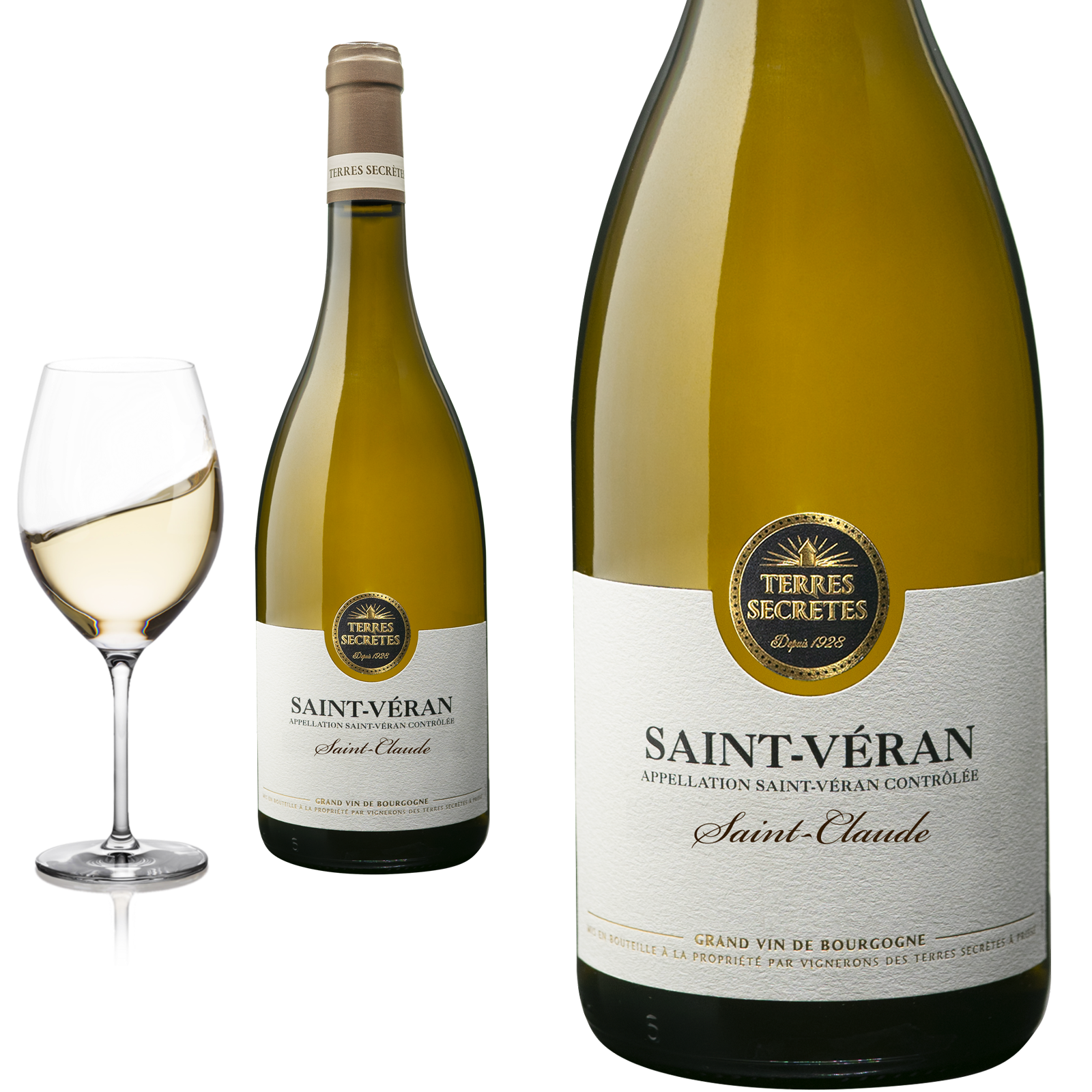 2022 Saint-Véran SAINT CLAUDE Chardonnay  von Vignerons Terres Secretes - Weißwein