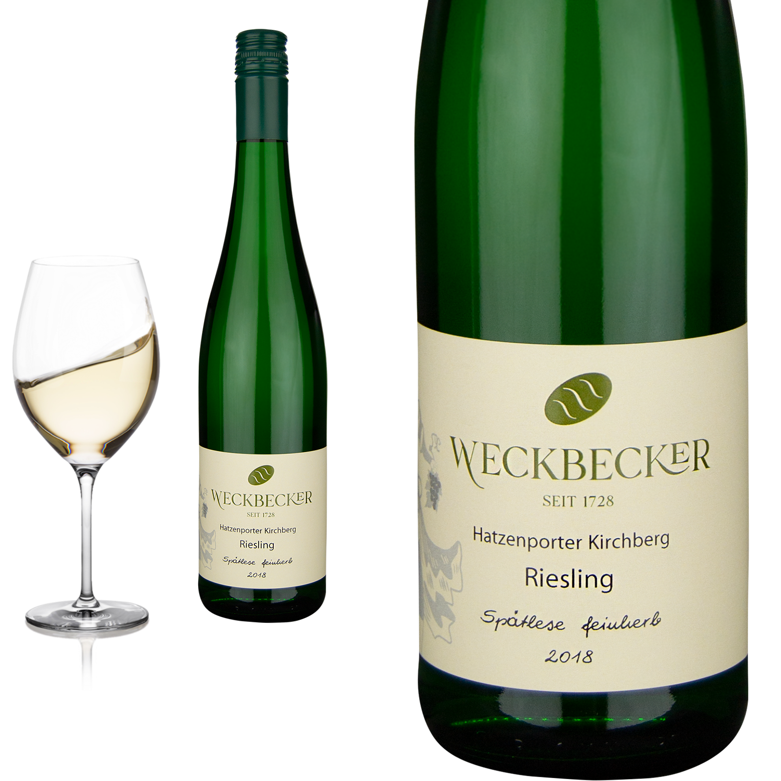 2023 Riesling Spätlese feinherb Hatzenporter Kirchberg von Weckbecker Weingut - Weißwein