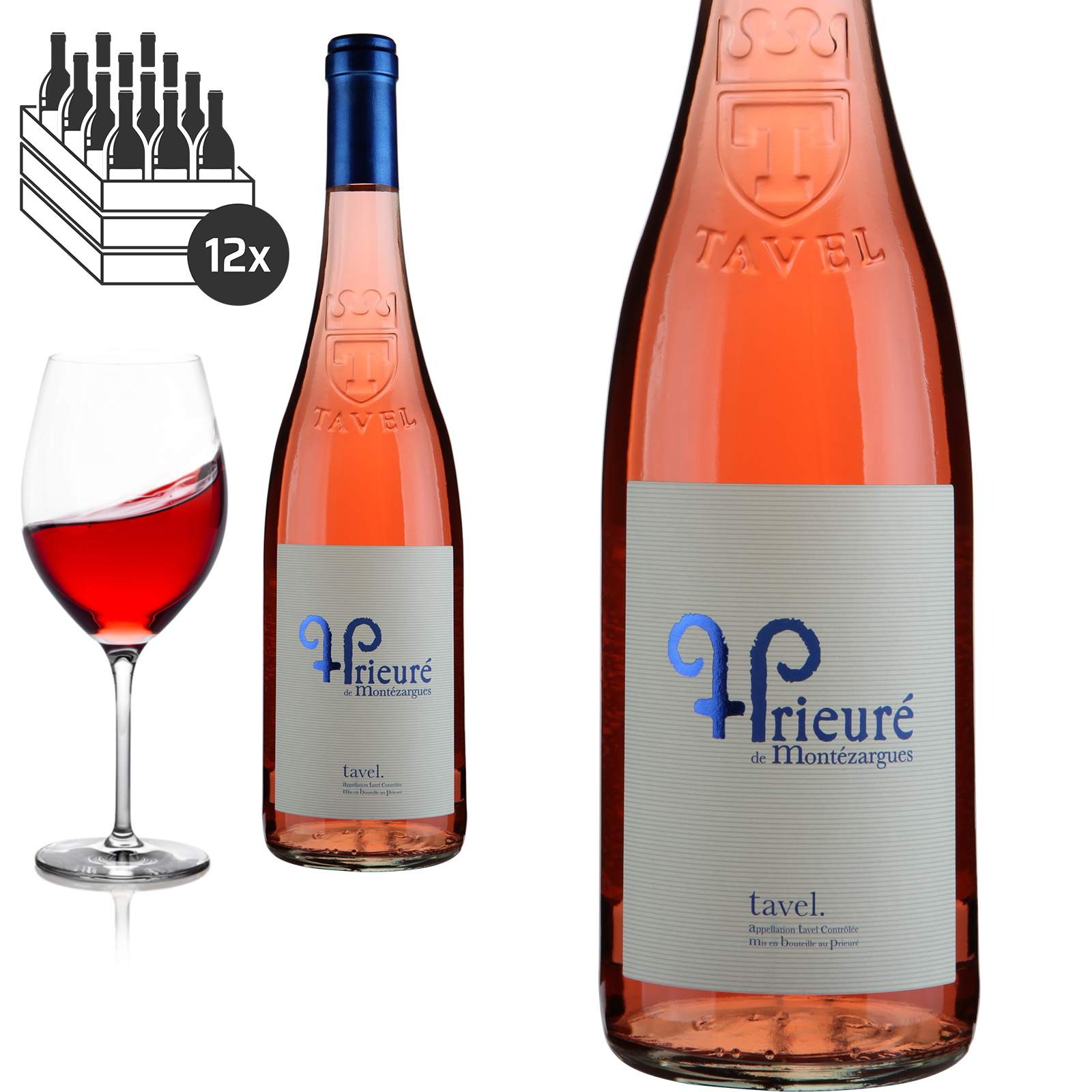 2023 Bio Tavel Prieuré de Montézargues von Domaine Prieuré - Roséwein