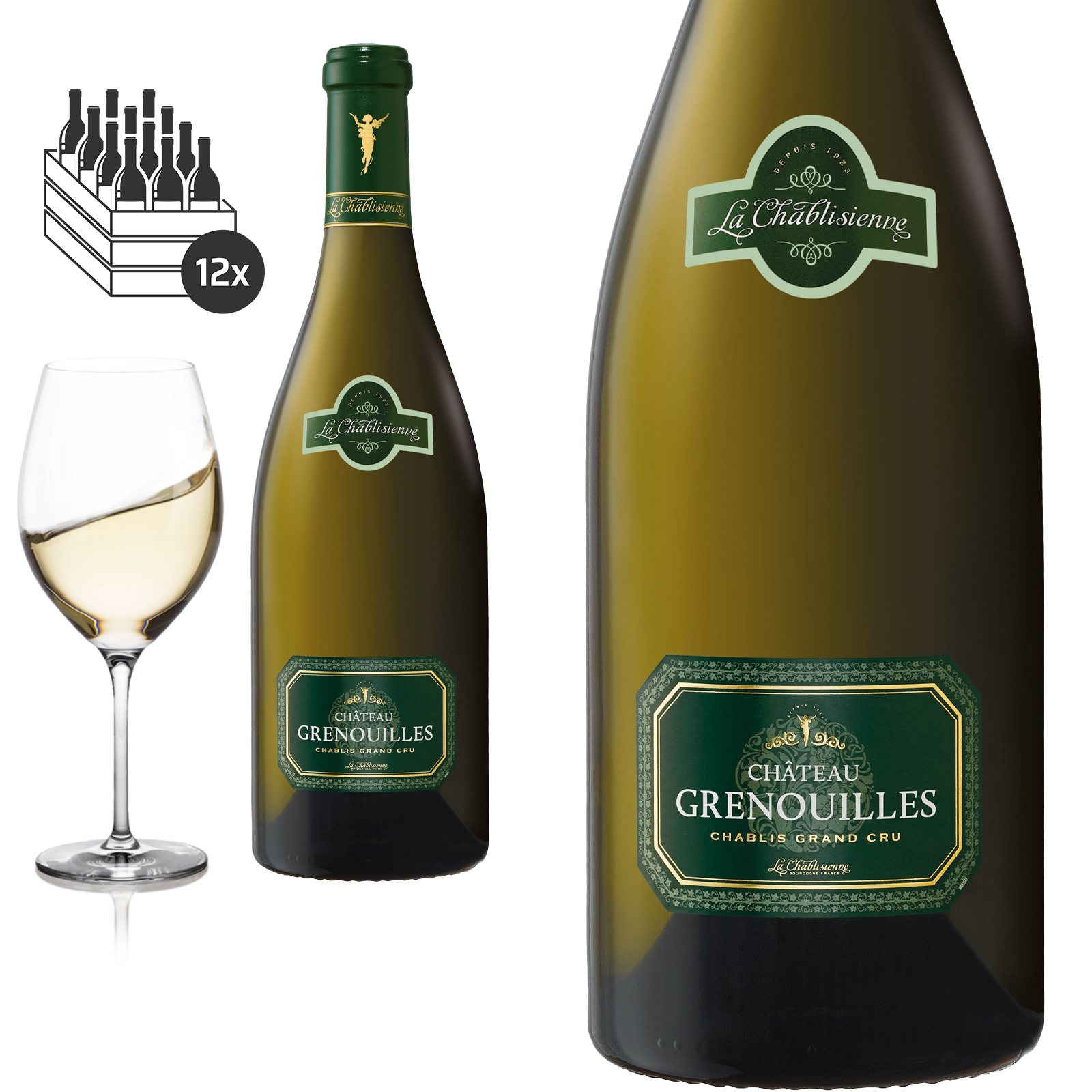 2021 Chablis GRAND CRU Domaine Chateau Grenouilles von La Chablisienne  - Weißwein