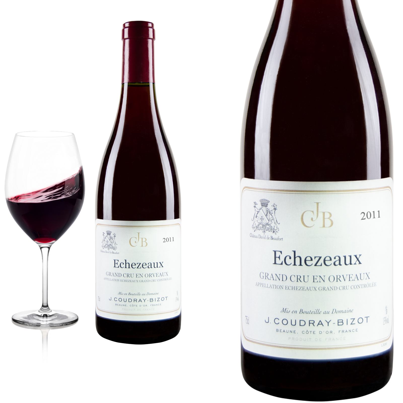 2011 Echezeaux Grand Cru en Orveaux  von J.Coudray-Bizot Château de Beaufort - Rotwein