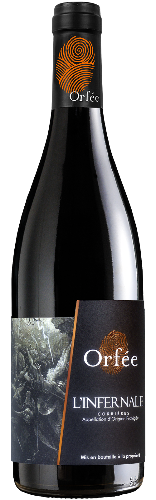 2020 Corbières rouge Cuvée L'infernale  Orfée Celliers d'Orfée - Ornaisons - Rotwein