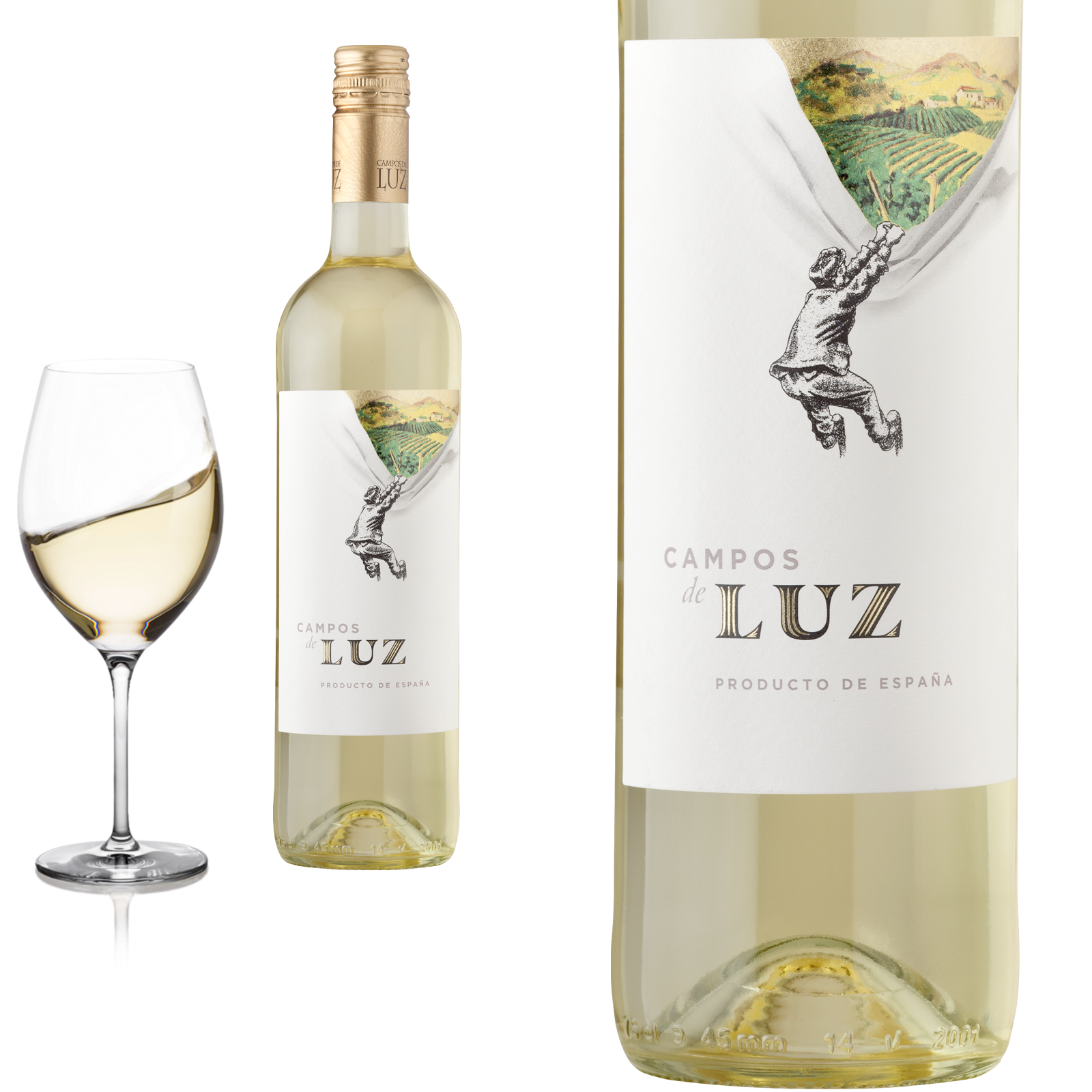 2023 Blanco Carinena von Campos de Luz - Weißwein