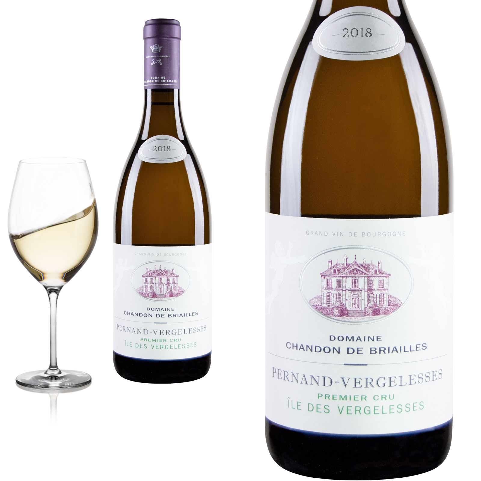 2018 Pernand-Vergelesses 1er Cru  blanc von Chandon de Briailles - Weißwein