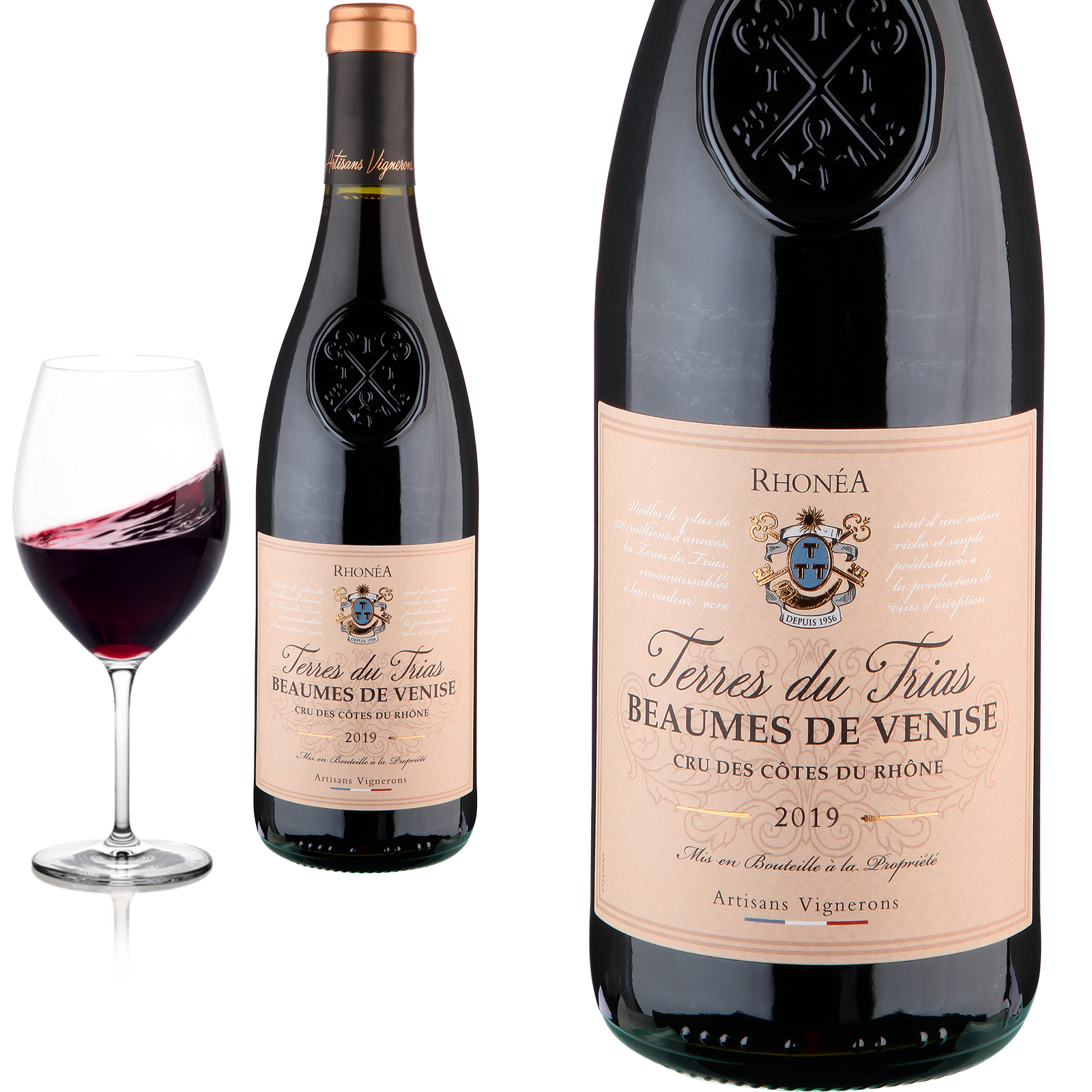 2020 Beaumes de Venise Terres du Trias von Vignerons de Beaumes de Venise - Rotwein