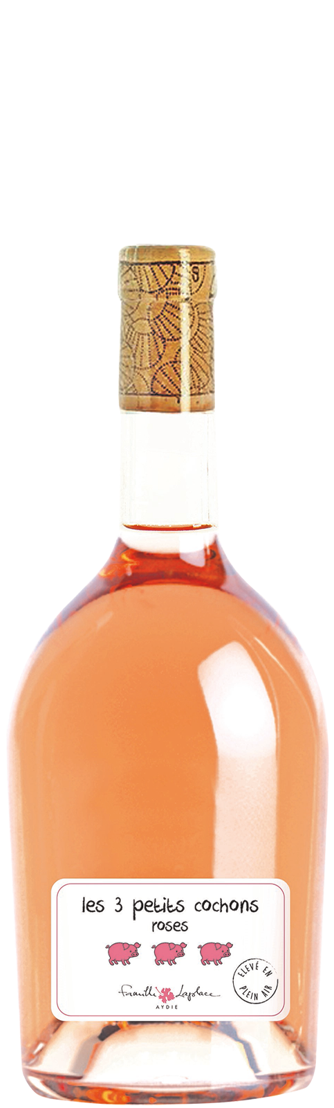 2023 Les 3 Petits Cochons Roses - von Aydie Laplace - Rosewein