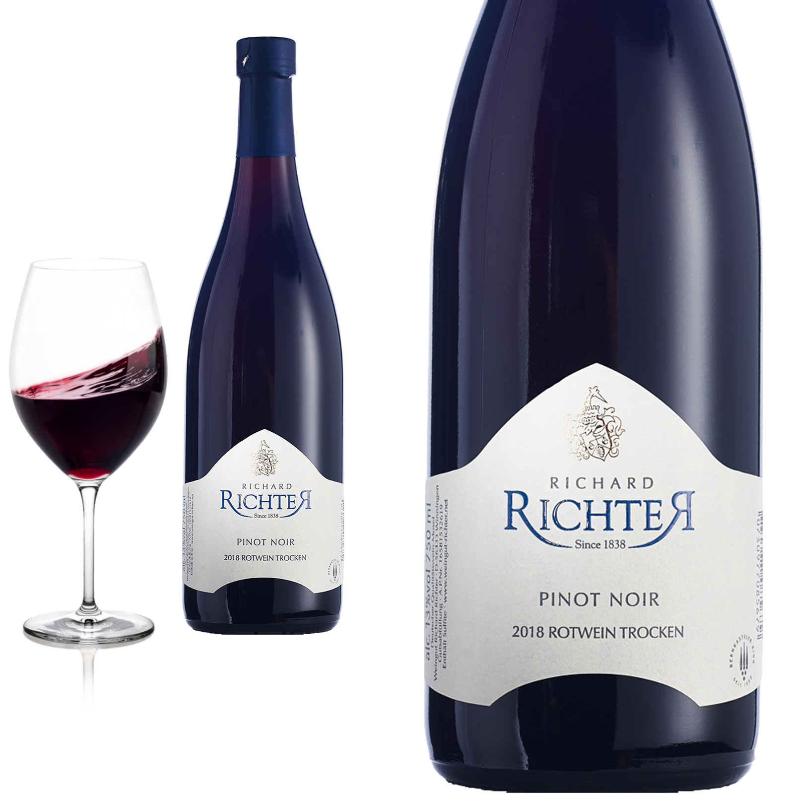 2022 Pinot Noir trocken von Weingut Richter - Rotwein