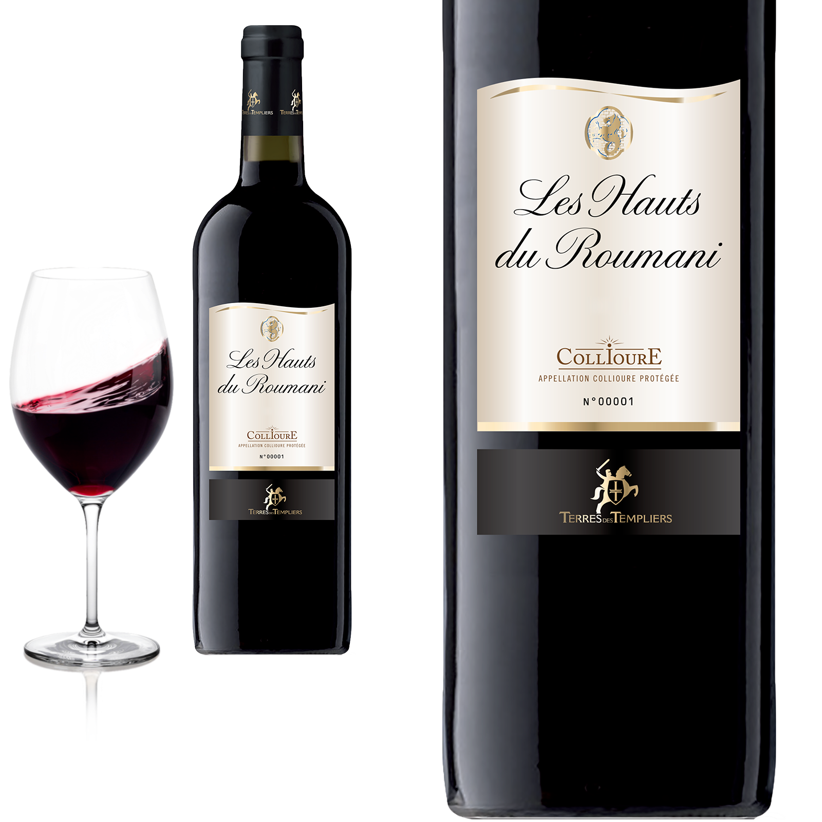 2020 Collioure Les Hauts du Roumani von Terres des Templiers - Rotwein