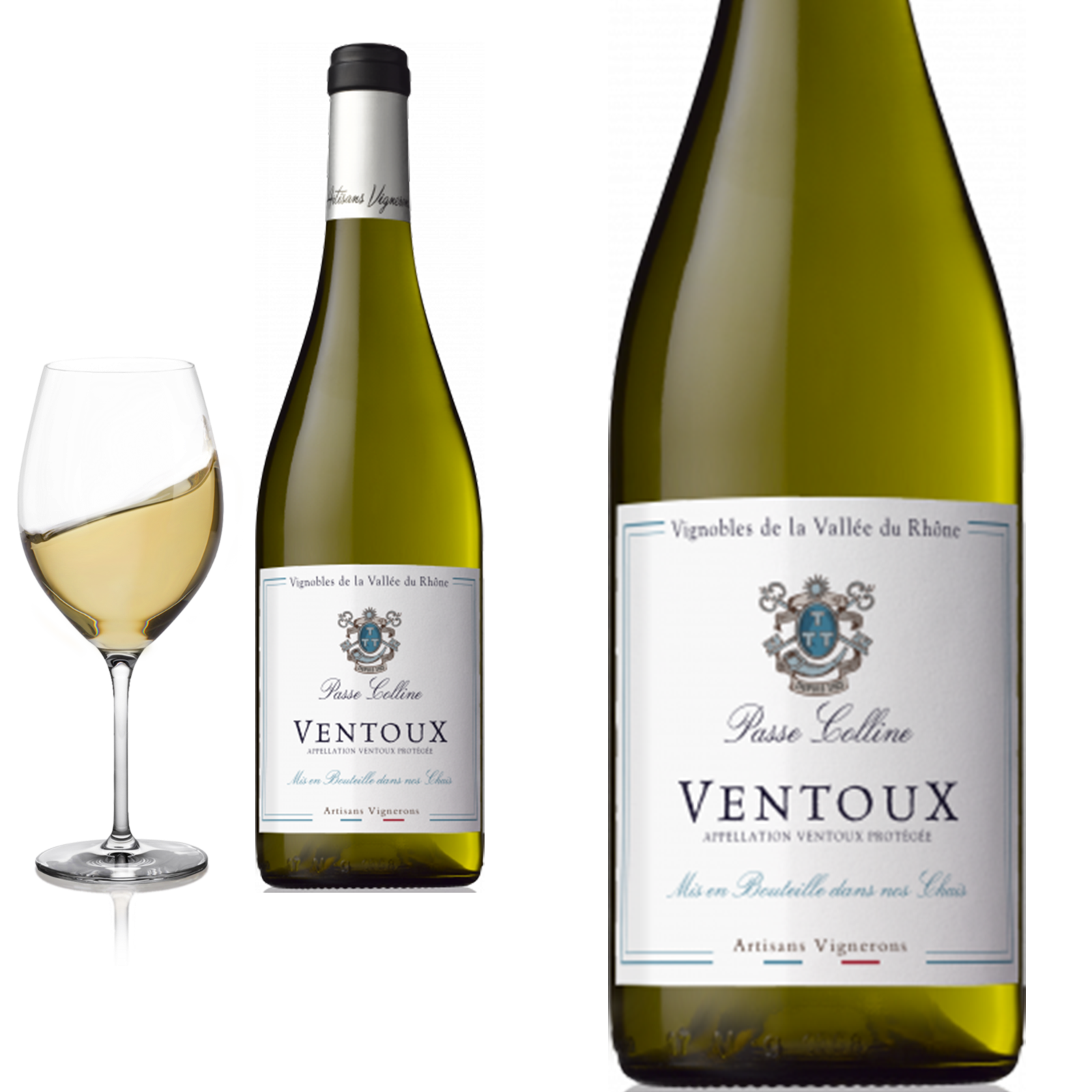 2024 Ventoux blanc Passe Colline von Rhonea - Weißwein