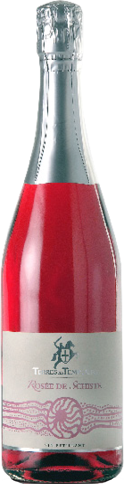 Vin Petillant - demi-sec »Rosée de Schiste« Terres des Templiers - Perlwein - Roséwein,