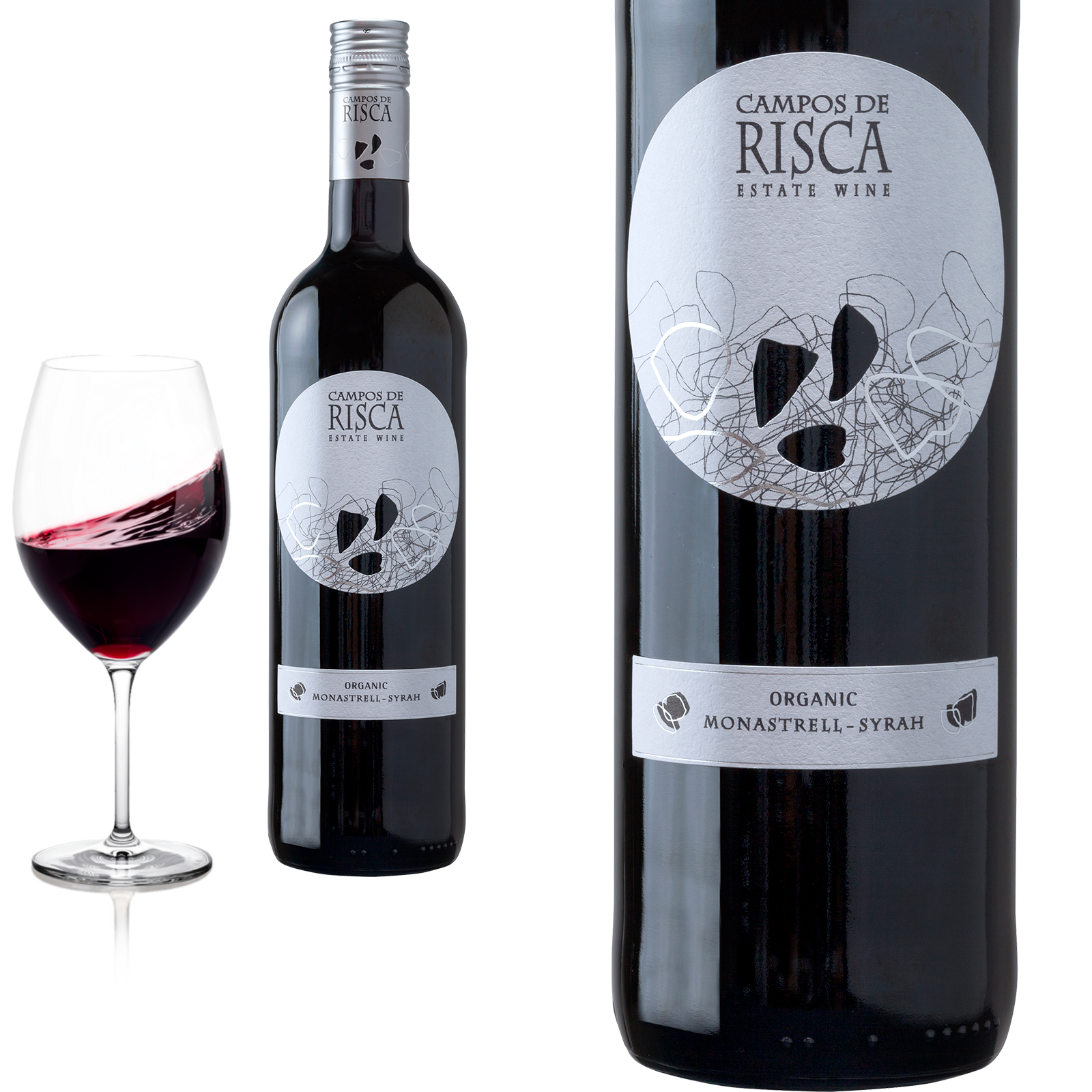 2022 BIO Jumilla Monastrell von Campos de Risca - Rotwein