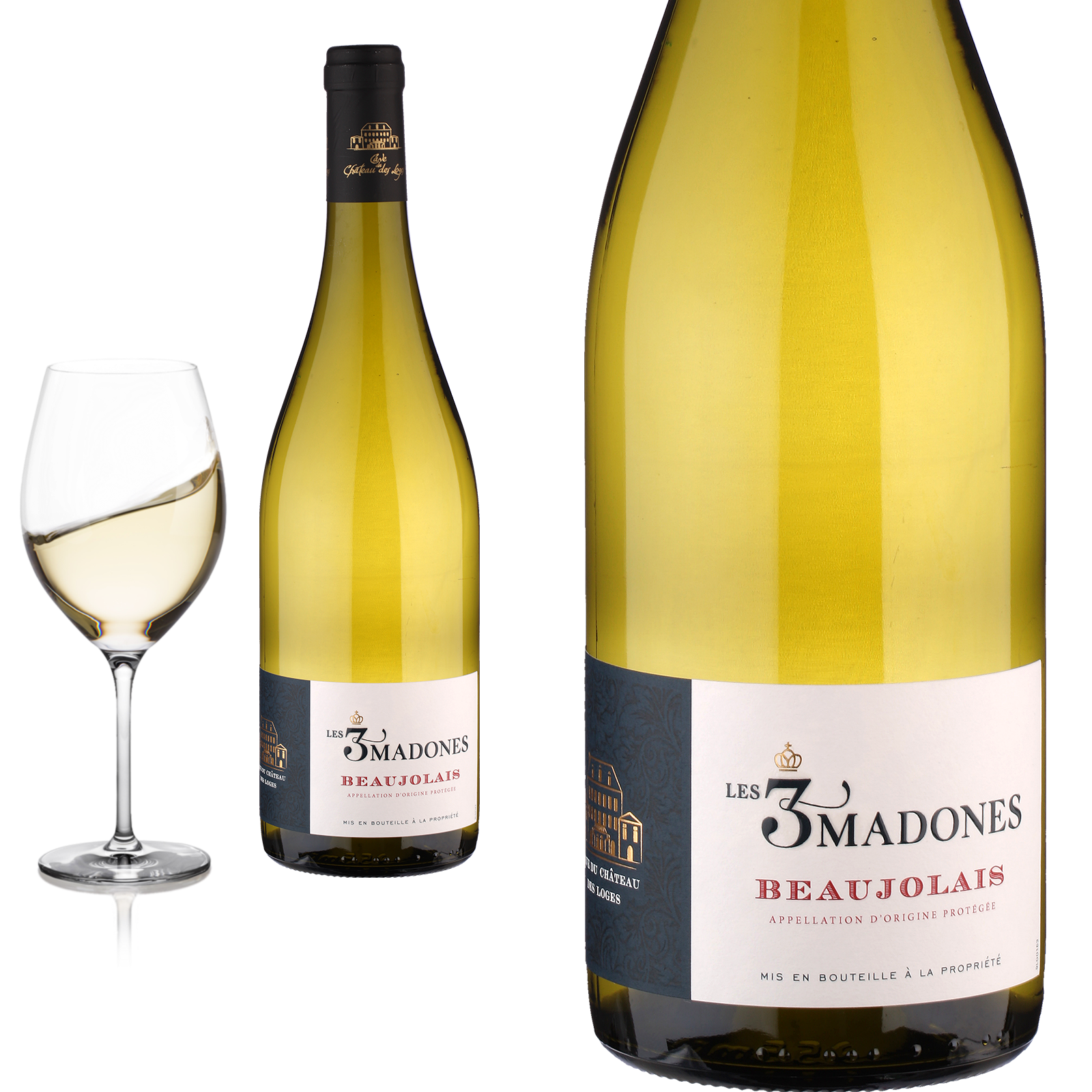 2022 Beaujolais Blanc Les 3 Madones von Cave du Château des Loges - Weißwein