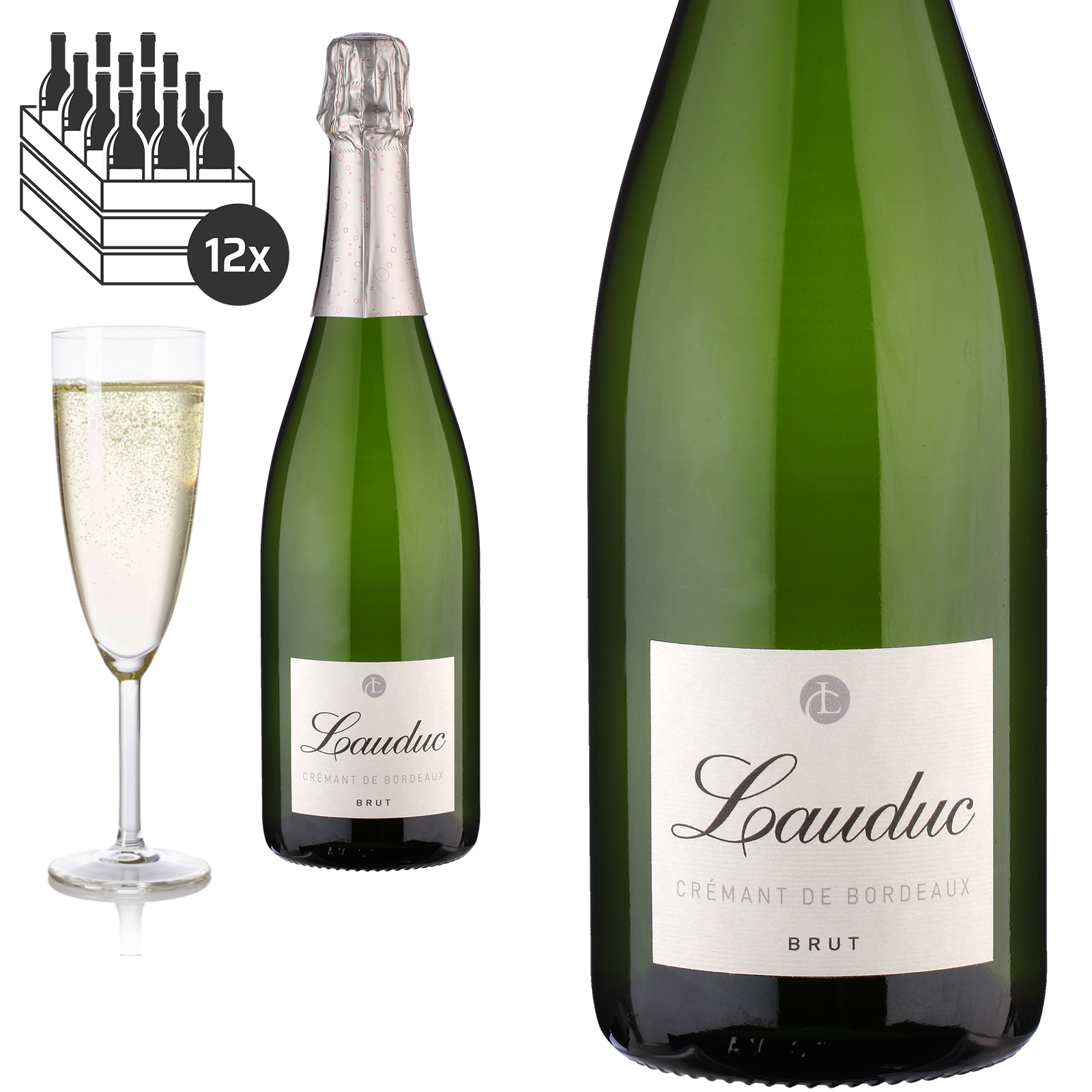 Crémant de Bordeaux Blanc Brut von Château Lauduc - Crémant