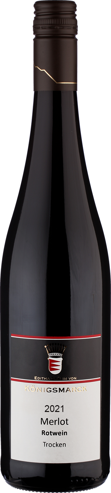 2021 MERLOT Pfalz  trocken von Editha Gräfin von Königsmarck - Rotwein
