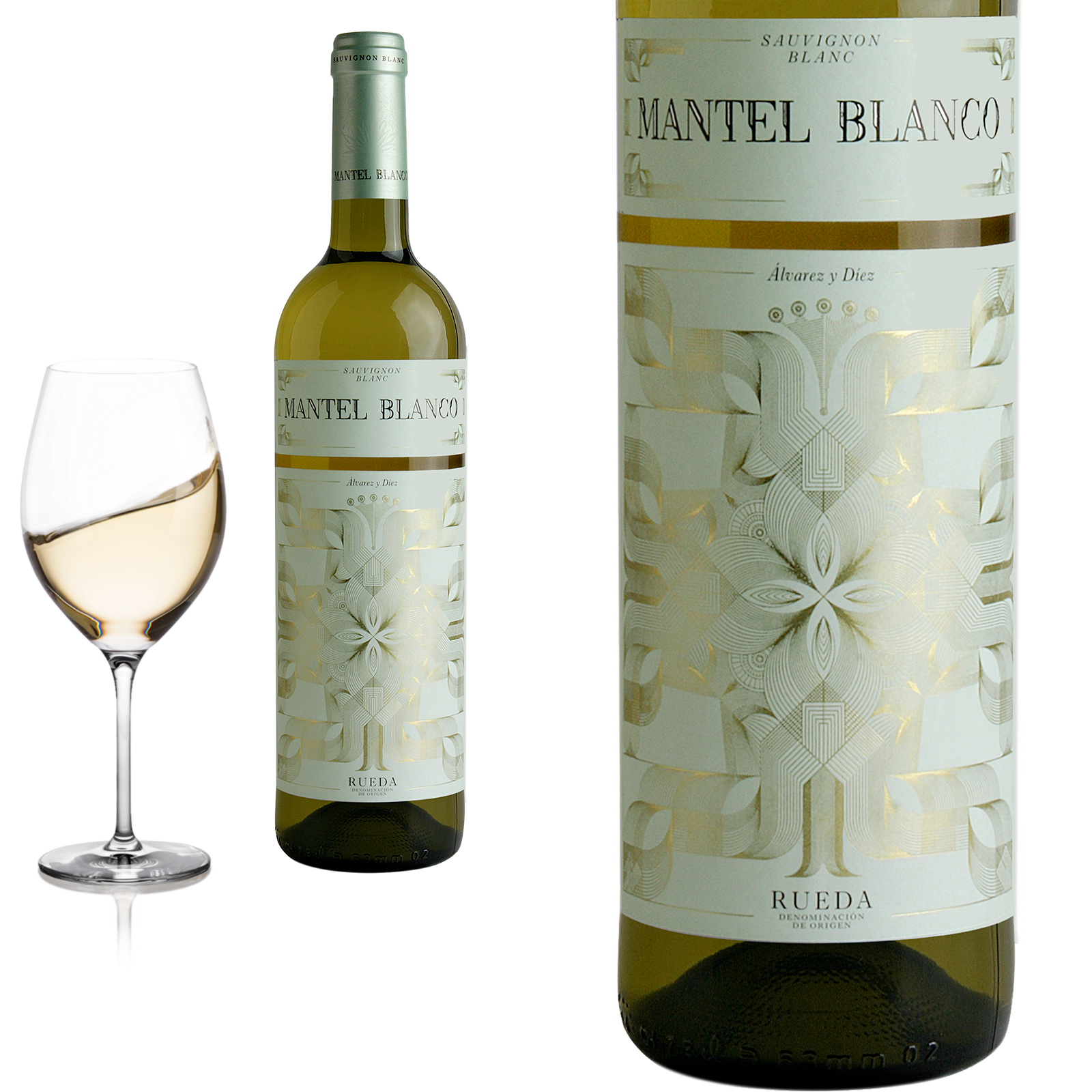 2023 Rueda Sauvignon Mantel Blanco von Bodegas Alvarez y Diez - Weißwein