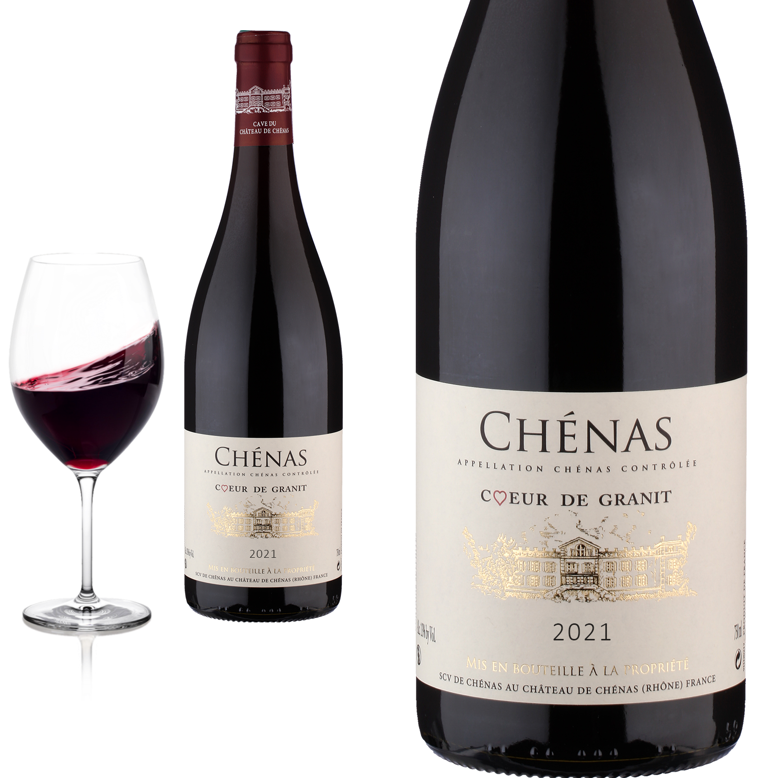 2023 Chénas Coeur de Granit von Cave du Château de Chénas - Rotwein