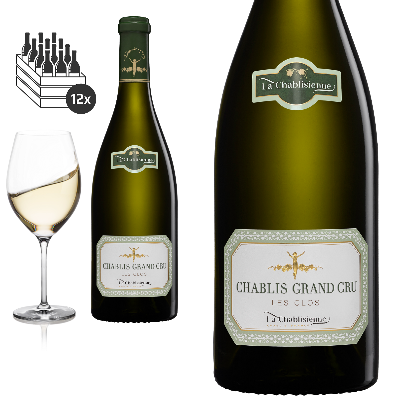 2022 Chablis GRAND CRU Les CLOS von La Chablisienne  - Weißwein