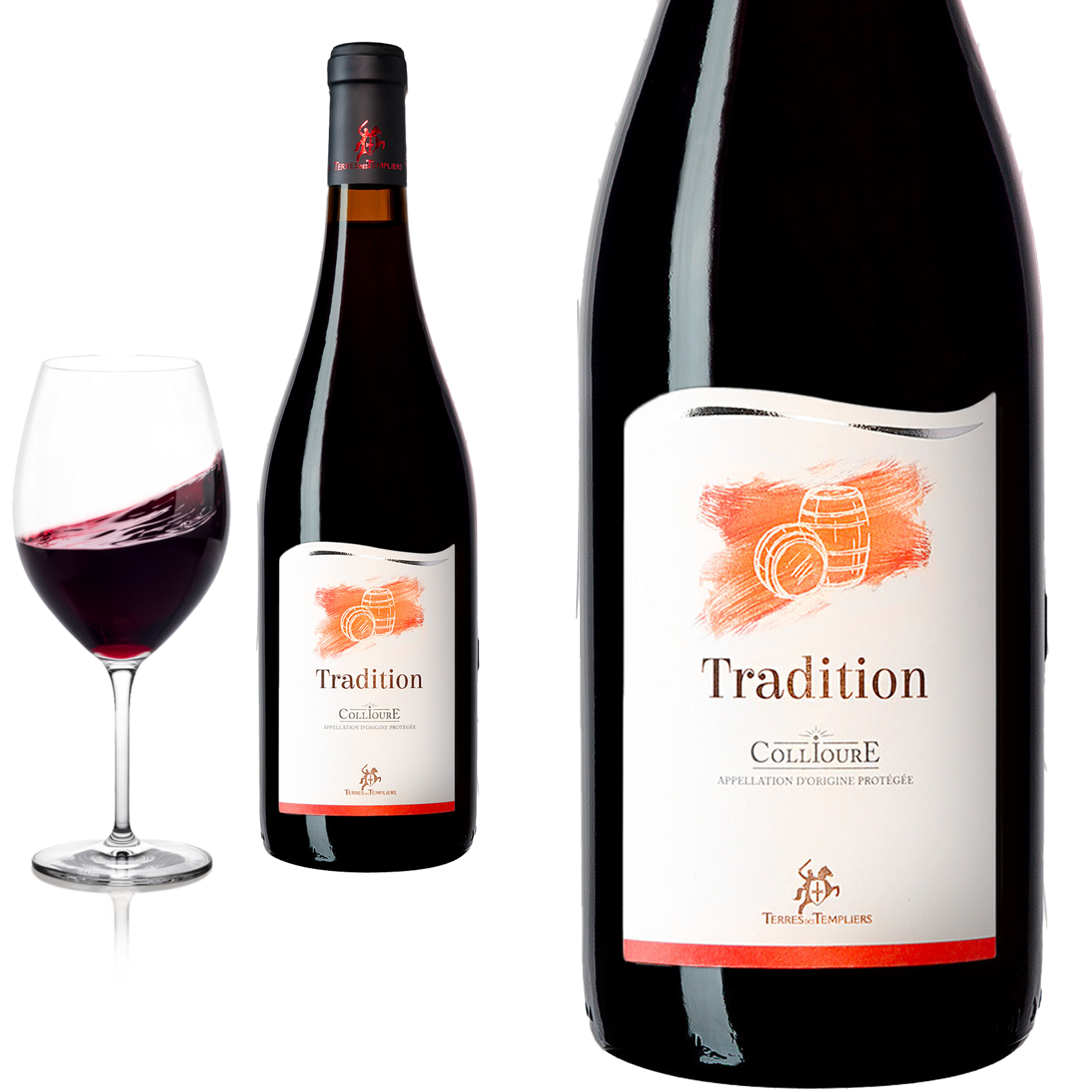 2021 Collioure TRADITION von Terres des Templiers - Rotwein