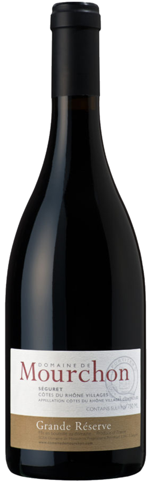 2014 Seguret Côtes du Rhône Villages GRANDE RÈSERVE von Domaine de Mourchon  - Rotwein