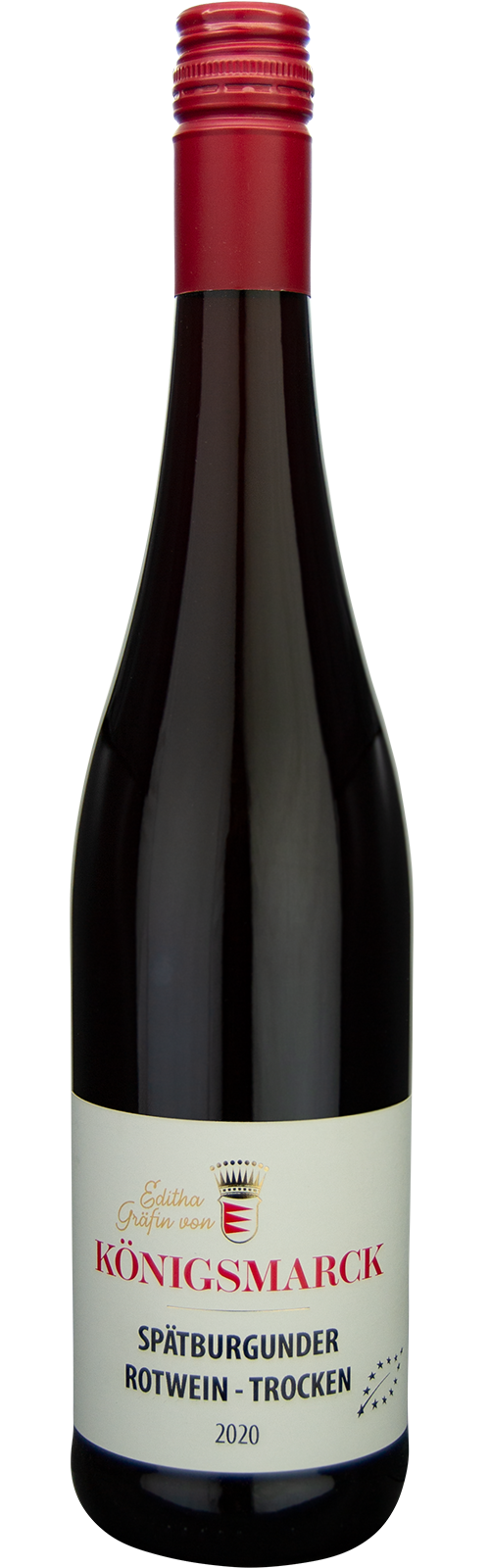 2021 Bio Spätburgunder trocken Rheinhessen von Editha Gräfin von Königsmarck - Rotwein