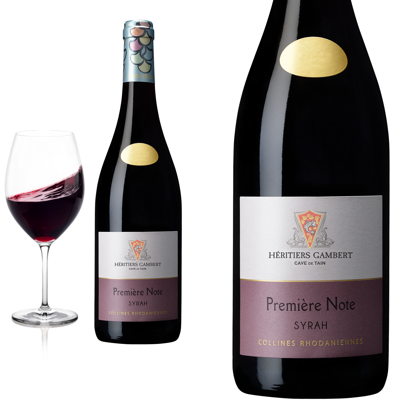 2020 Syrah rouge Premier Note trocken von Cave de Tain - Rotwein