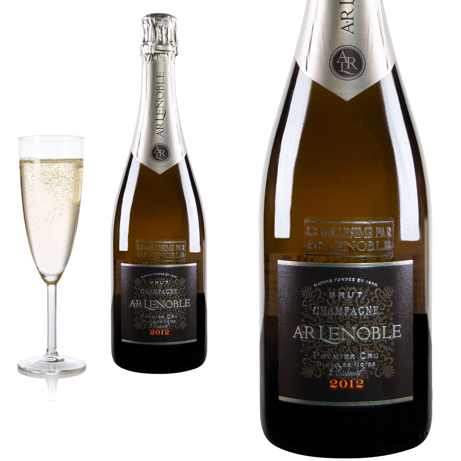 2012 Champagne 1er Cru Brut Blanc de Noirs Bisseuil Champagne AR Lenoble