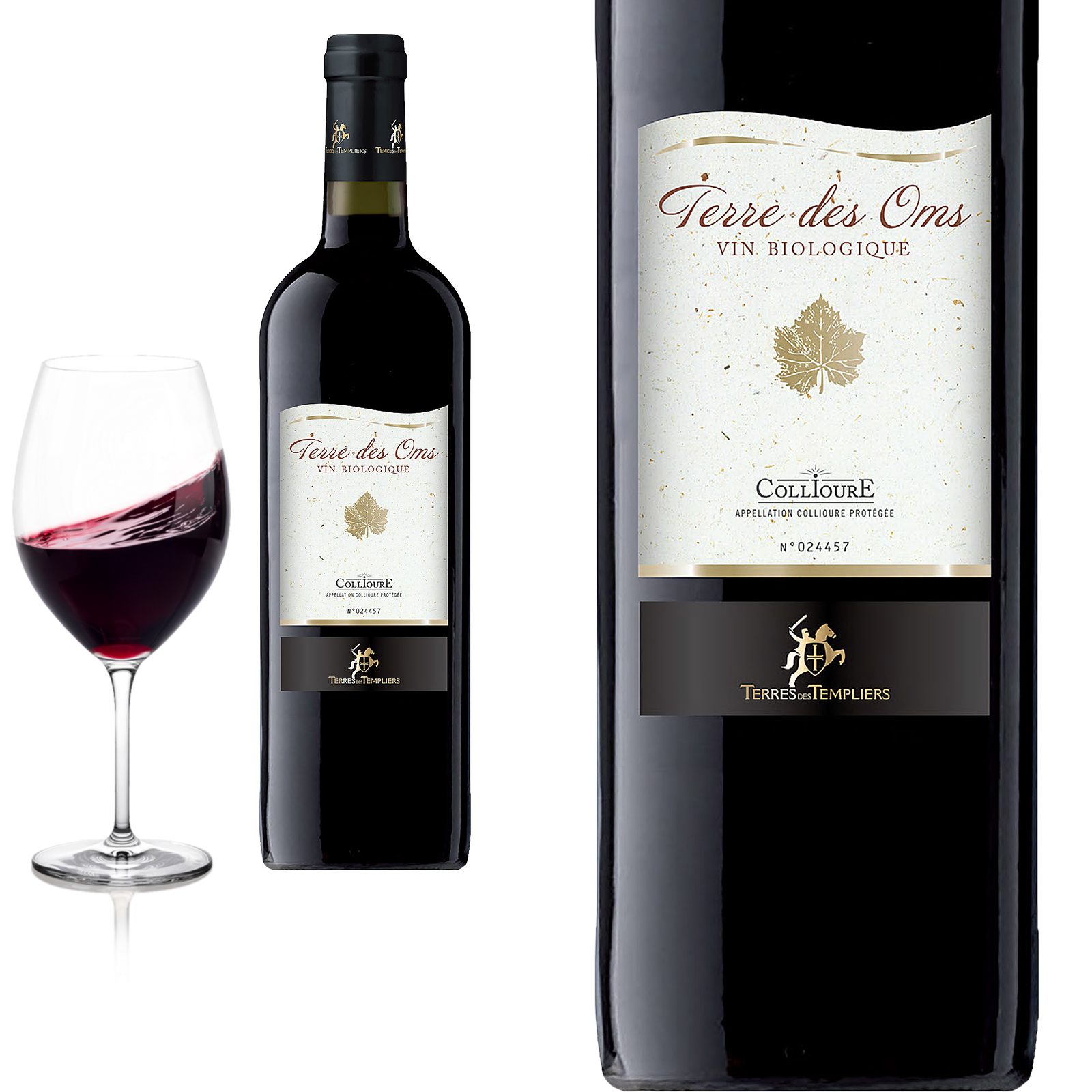 2019 Bio Collioure Terres des Oms vonTerres des Templiers - Rotwein