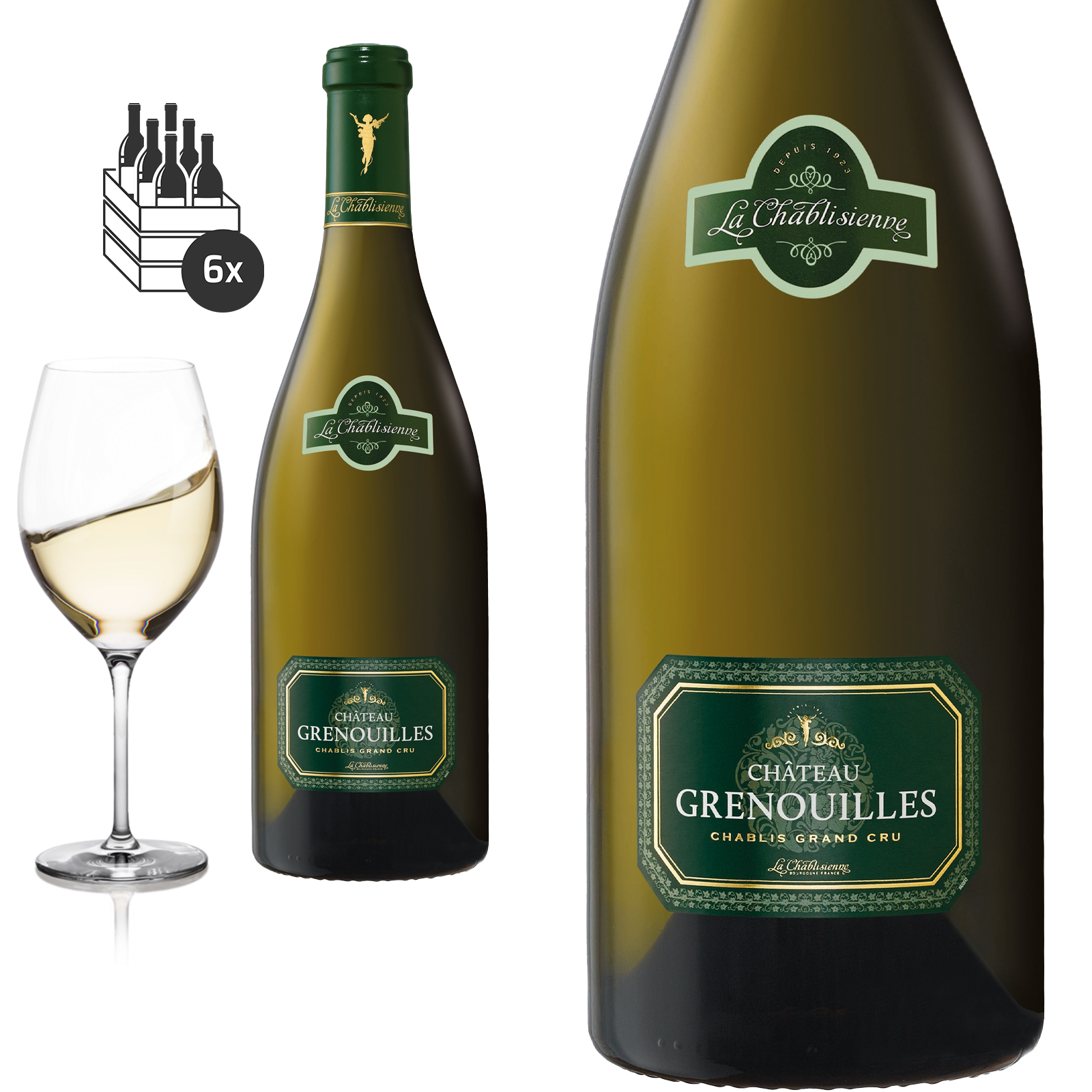 2021 Chablis GRAND CRU Domaine Chateau Grenouilles von La Chablisienne  - Weißwein