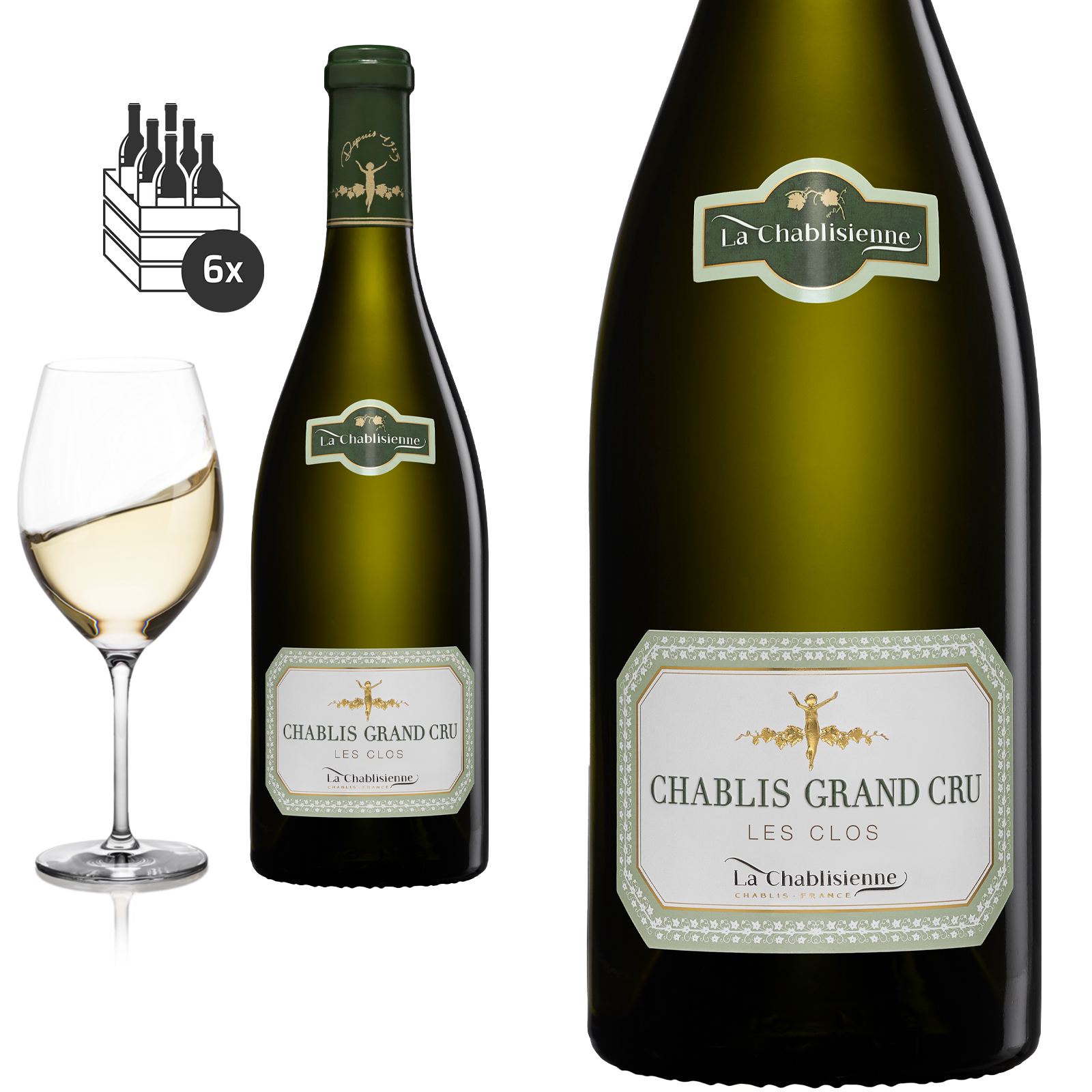 2022 Chablis GRAND CRU Les CLOS von La Chablisienne  - Weißwein