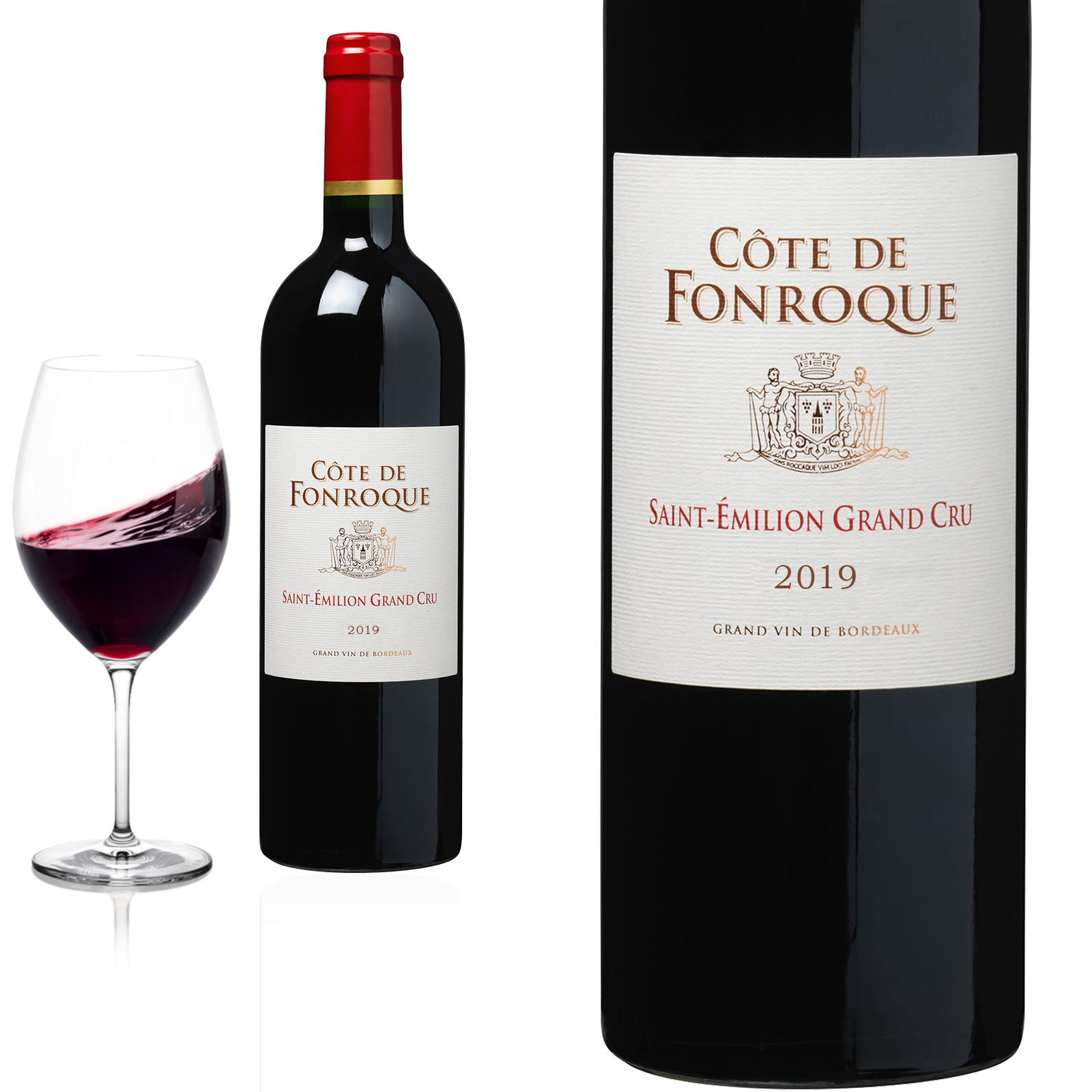 2019 Bio Saint-Emilion Grand Cru von Côtes de Fonroque - Rotwein