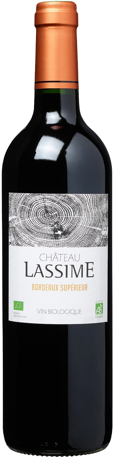 2018 BIO Bordeaux Supérieur Chateau Lassime - Rotwein