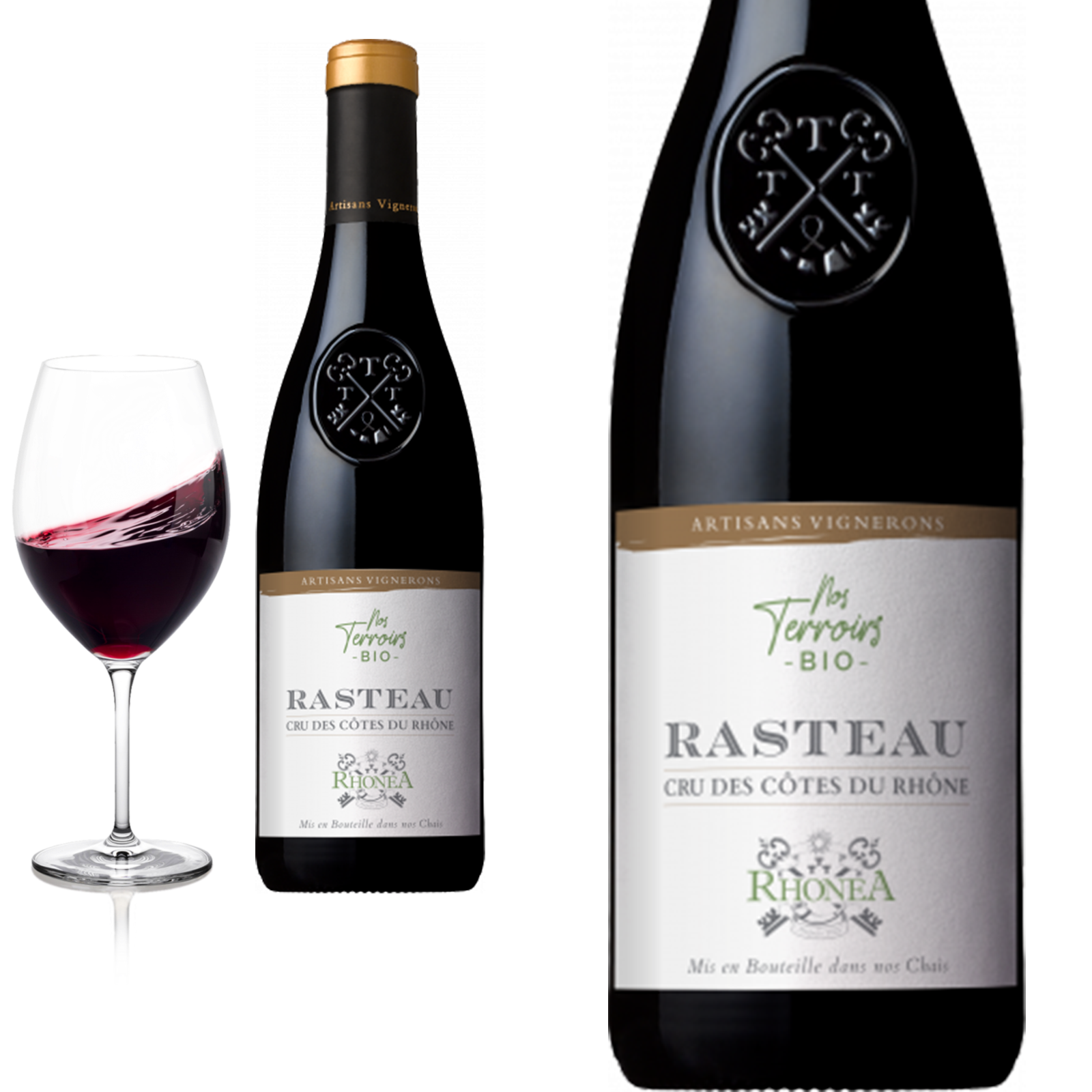 2022 Bio Rasteau Nos Terroirs von Rhonéa - Rotwein
