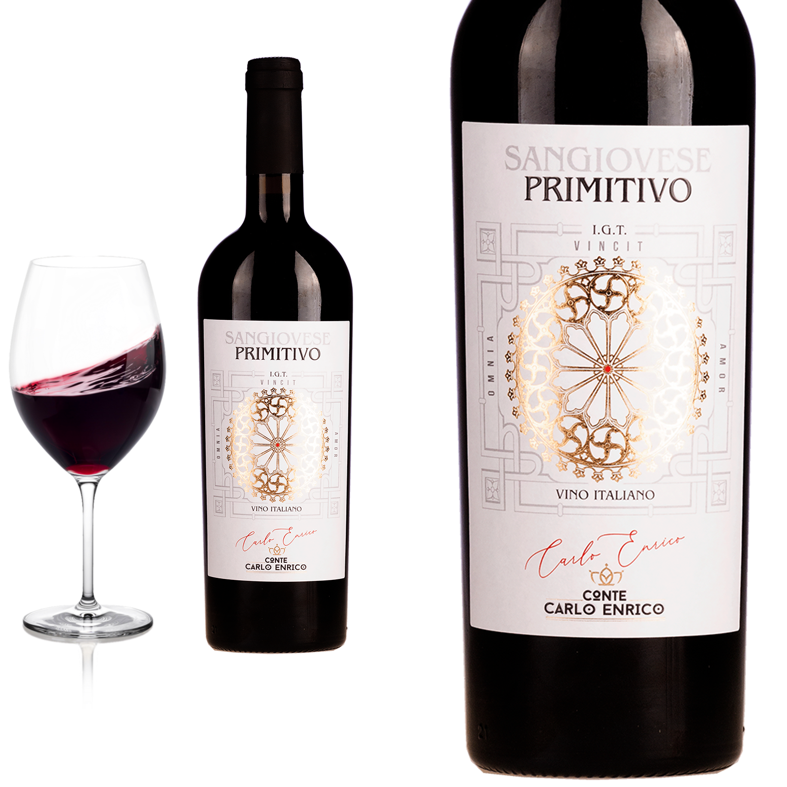 2021 Primitivo Conte Carlo Enrico Sangiovese Primitvo IGT - Rotwein