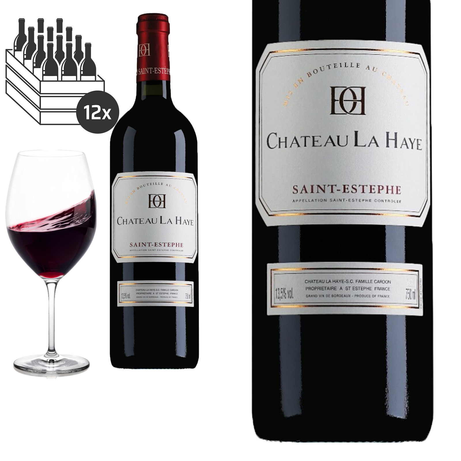 2010 Saint-Estèphe Cru Bourgeois Supérieur Château La Haye - Rotwein