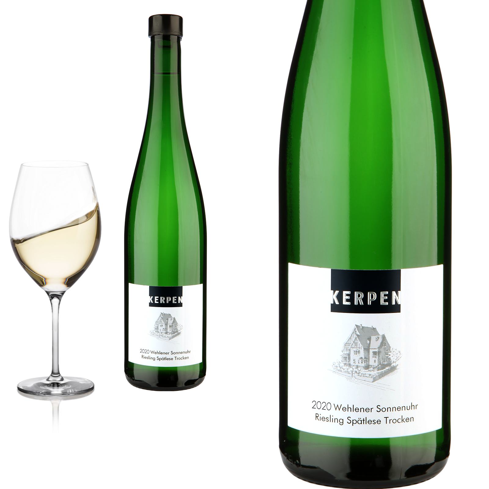 2023 Riesling Spätlese trocken Wehlener Sonnenuhr von Weingut Kerpen - Weißwein