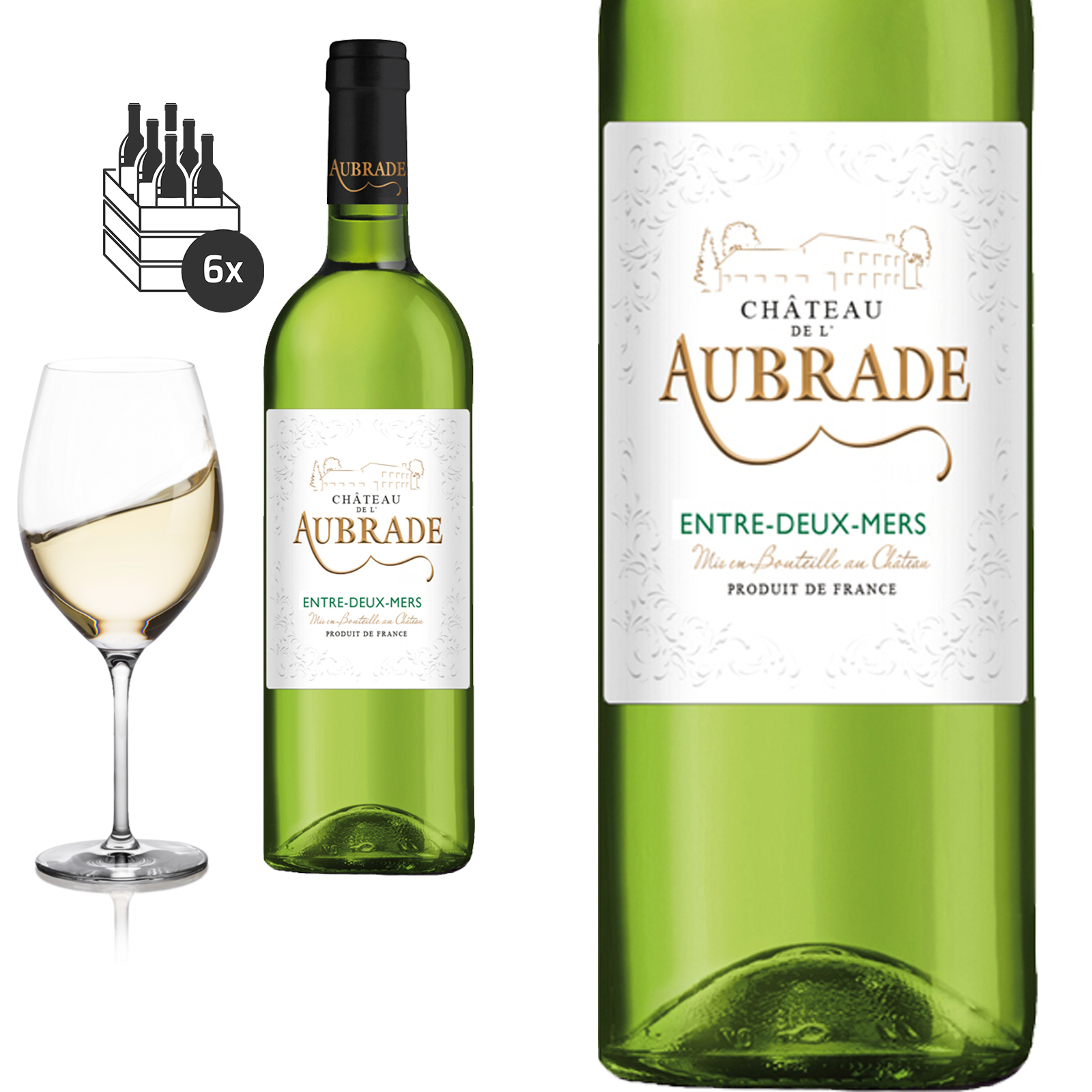 2020 Bordeaux blanc sec Château de l'Aubrade - Weißwein