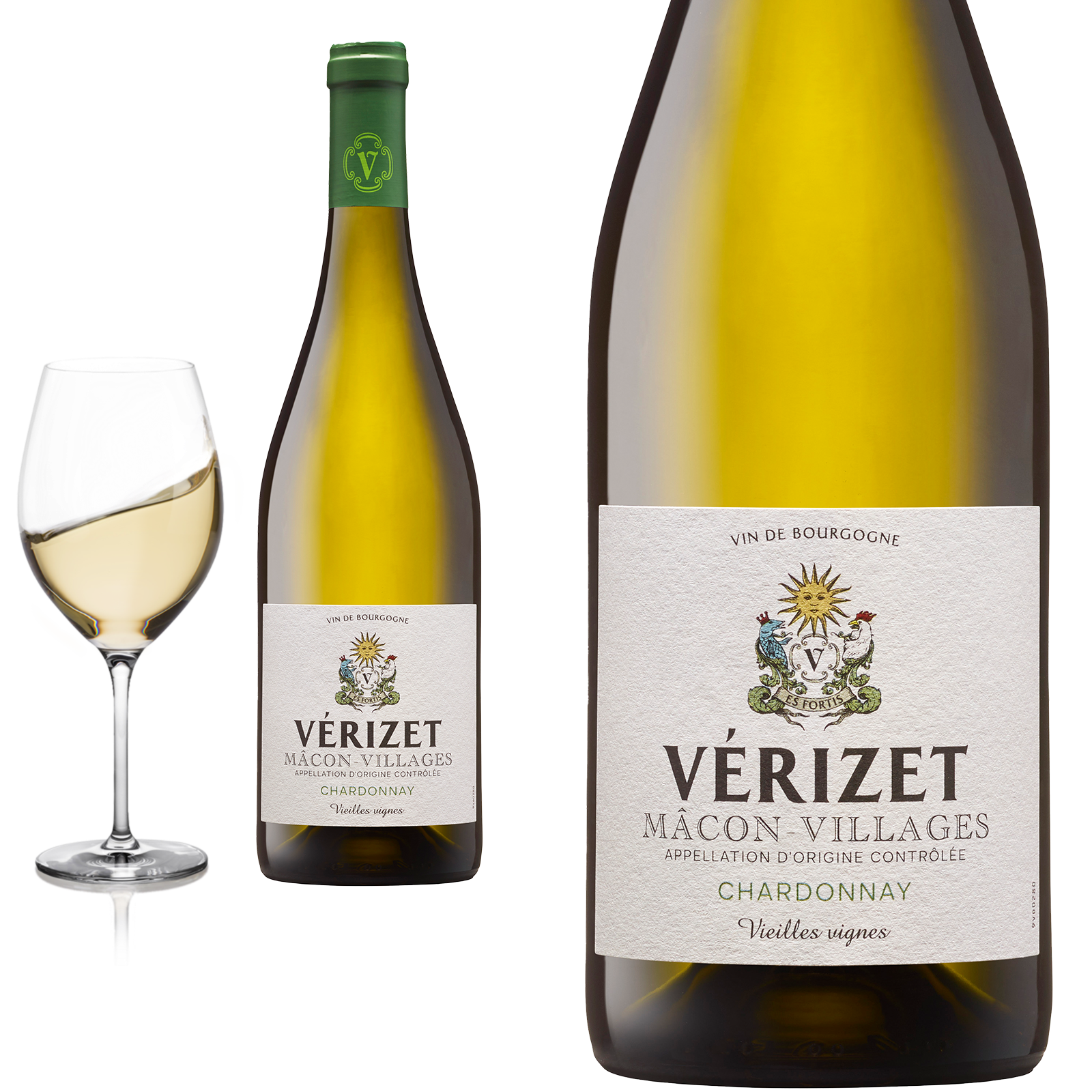 2021 Macon Villages Vieilles Vignes VERIZET Chardonnay Cave de Vire - Weißwein