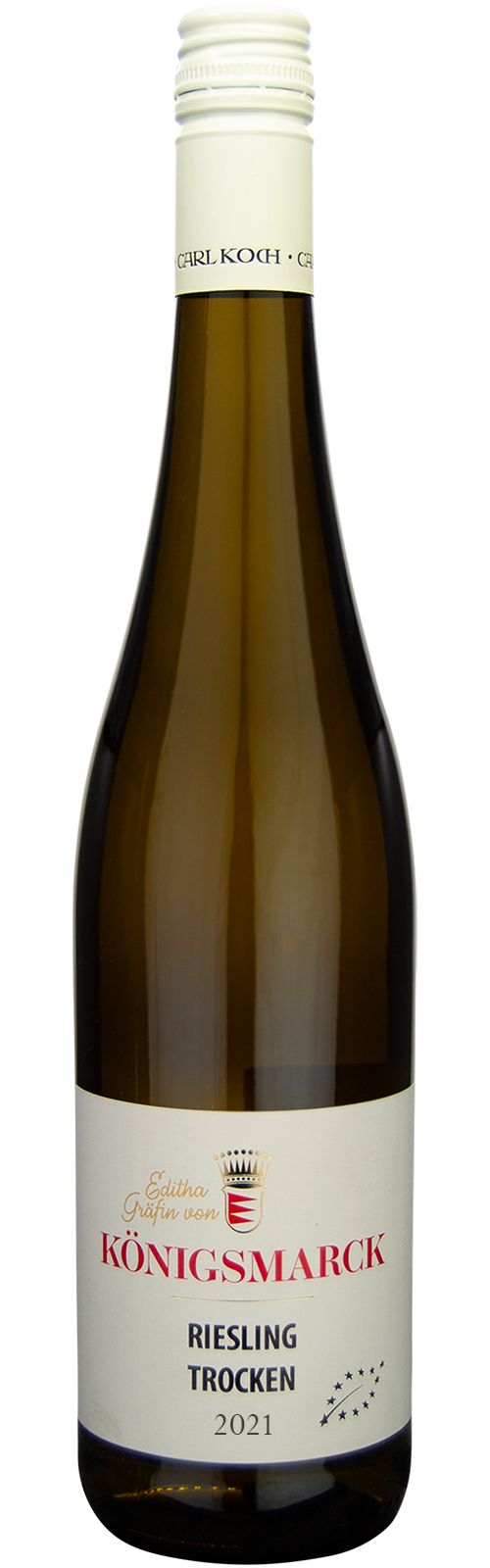 2021 Bio Riesling trocken Rheinhessen von Editha Gräfin von Königsmarck - Weißwein