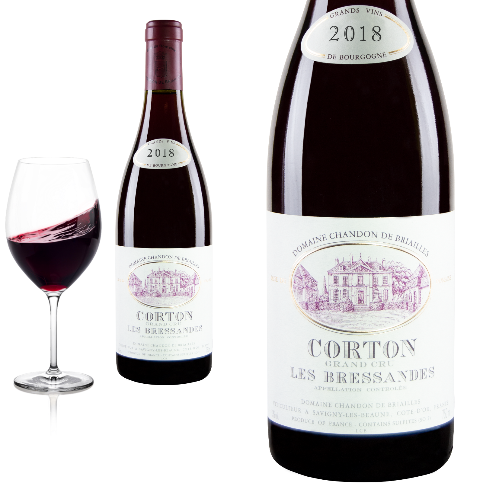 2018 Corton Grand Cru les Bressandes rouge von Chandon de Briailles - Rotwein