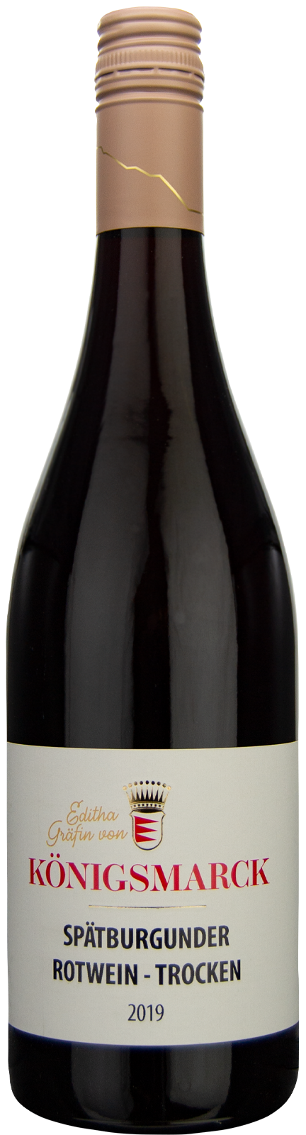 2019 Spätburgunder trocken Pfalz von Editha Gräfin von Königsmarck - Rotwein