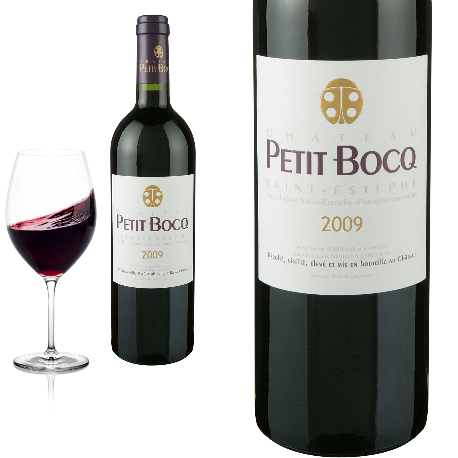 2009 Saint-Estèphe Cru Bourgeois Supérieur von Château Petit Bocq - Rotwein