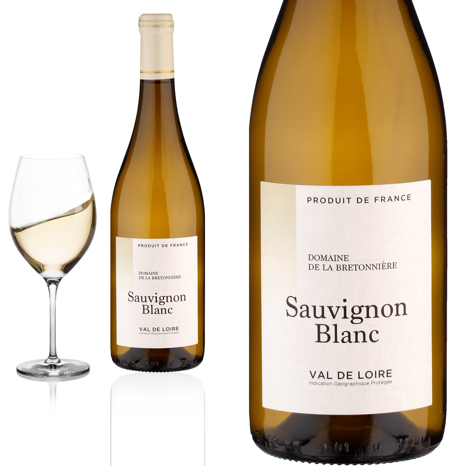 2024 SAUVIGNON Val de Loire von Domaine de la Bretonnière - Weißwein