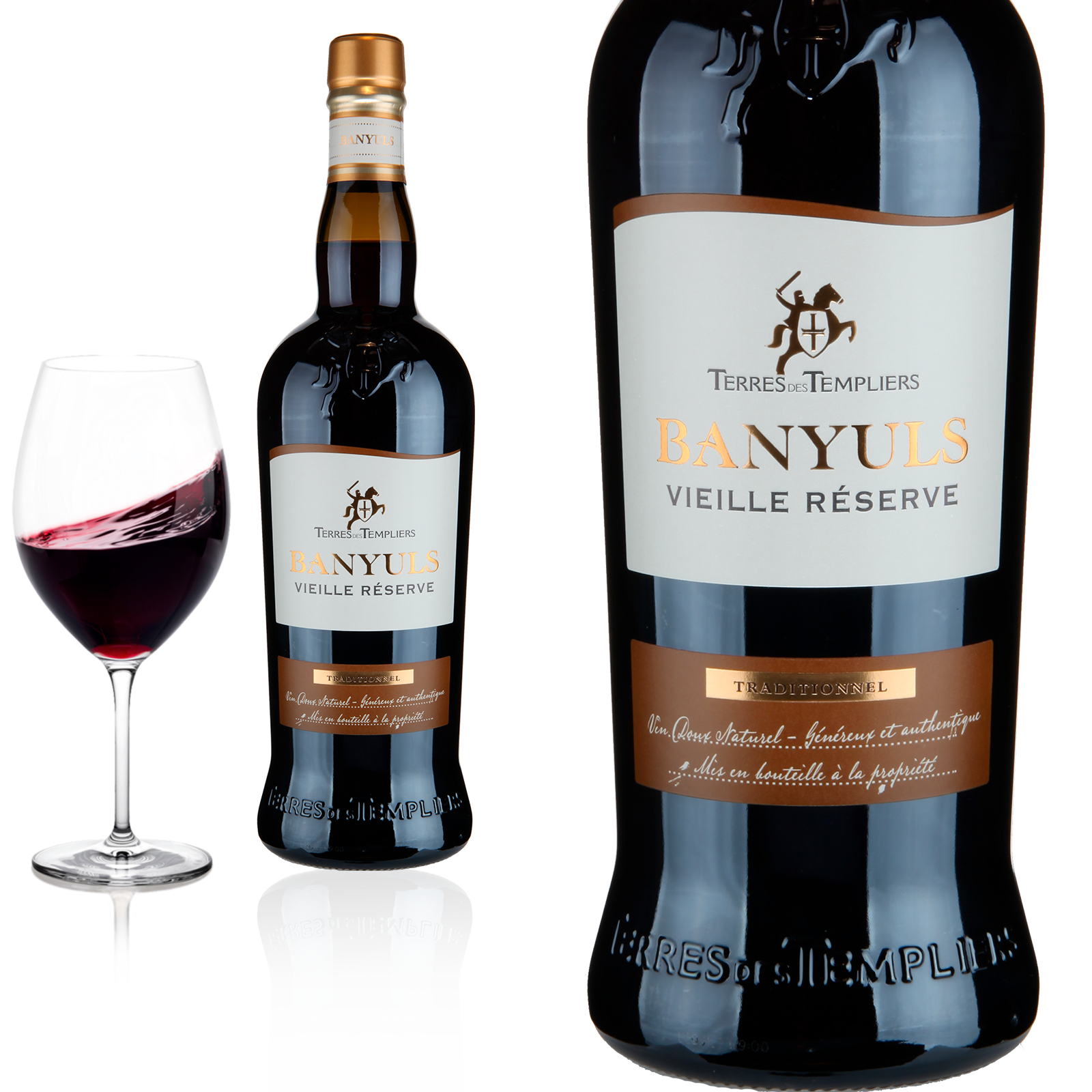 Banyuls Traditionel Vieille Reserve lieblich von Terres des Templiers - Rotwein