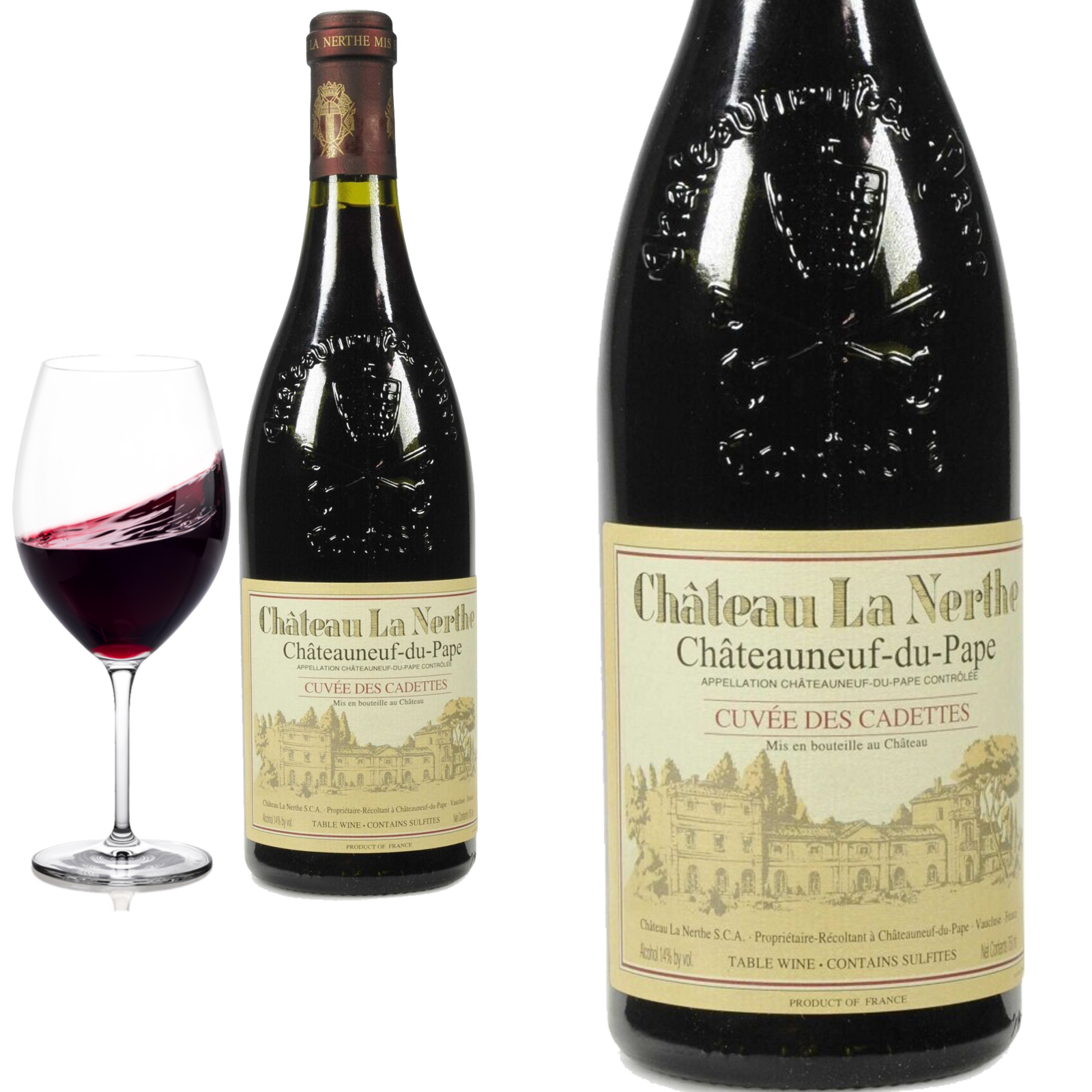 2006 Châteauneuf-du-Pape Cuvée des Cadettes von Château la Nerthe - Rotwein