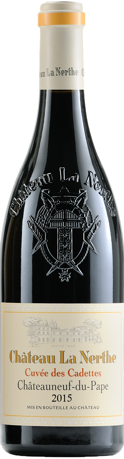 2015 Châteauneuf-du-Pape Cuvée des Cadettes von Château la Nerthe - Rotwein